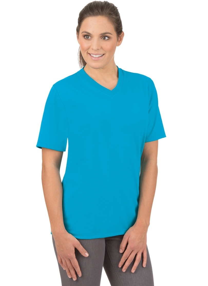 online DELUXE V-Shirt »TRIGEMA bei Trigema Baumwolle« T-Shirt