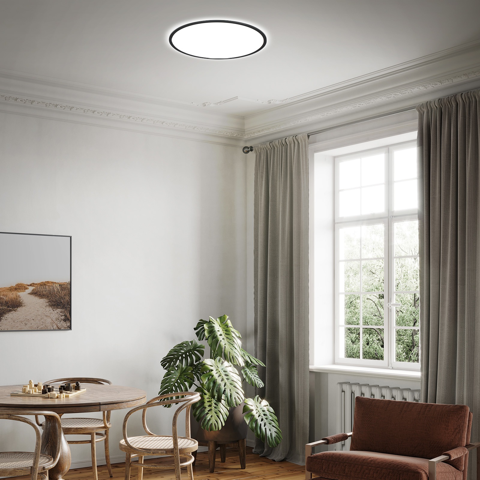 Briloner Leuchten LED Panel »SLIM« mit Fernbedienung