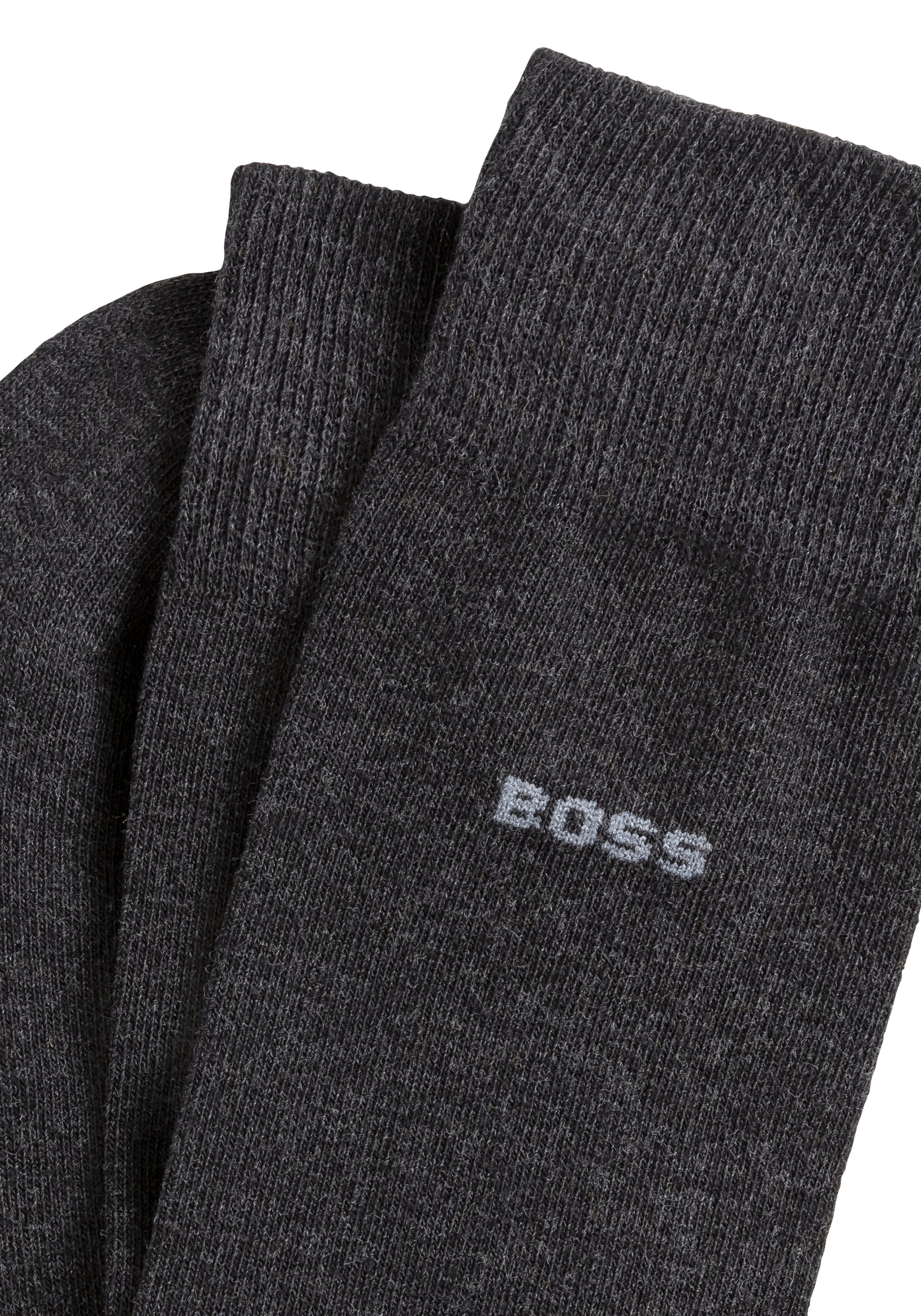 BOSS Businesssocken »2P RS Uni CC«, (Packung, 2 Paar, 2er), mit Markenlogo