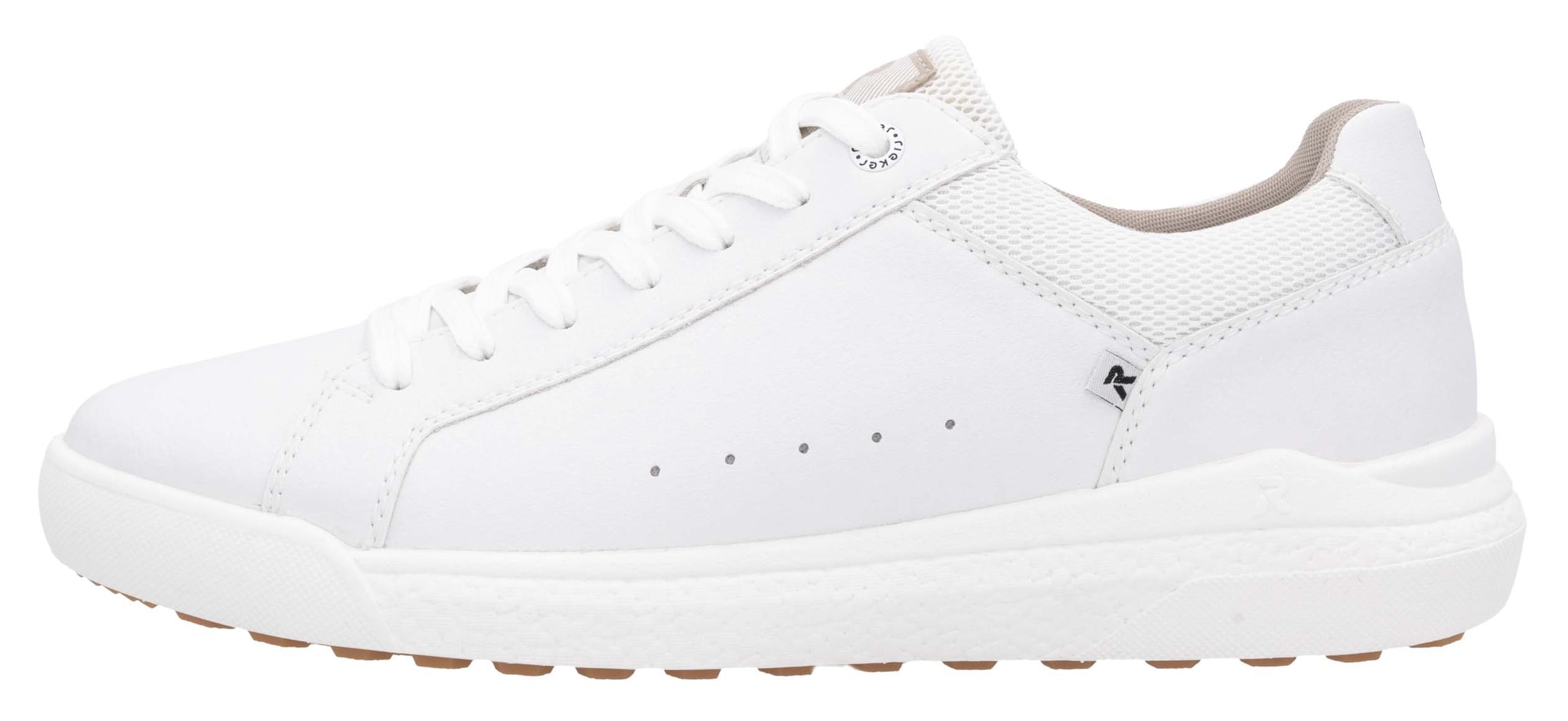 RIEKER Sport Sneaker, mit gepolstertem Schaftrand, Freizeitschuh, Halbschuh, Schnürschuh