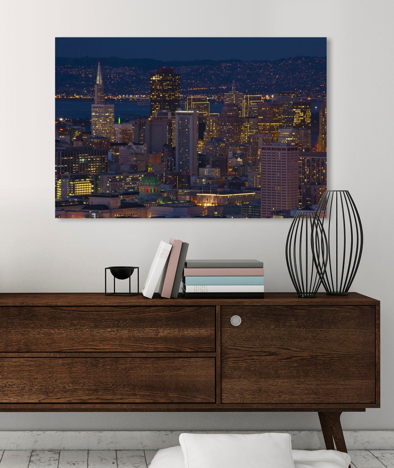 queence Acrylglasbild »Stadt« Elemente der Architektur | Gebäude | Himmel | Skyline | Städte Fine Art-Print in Galeriequalität