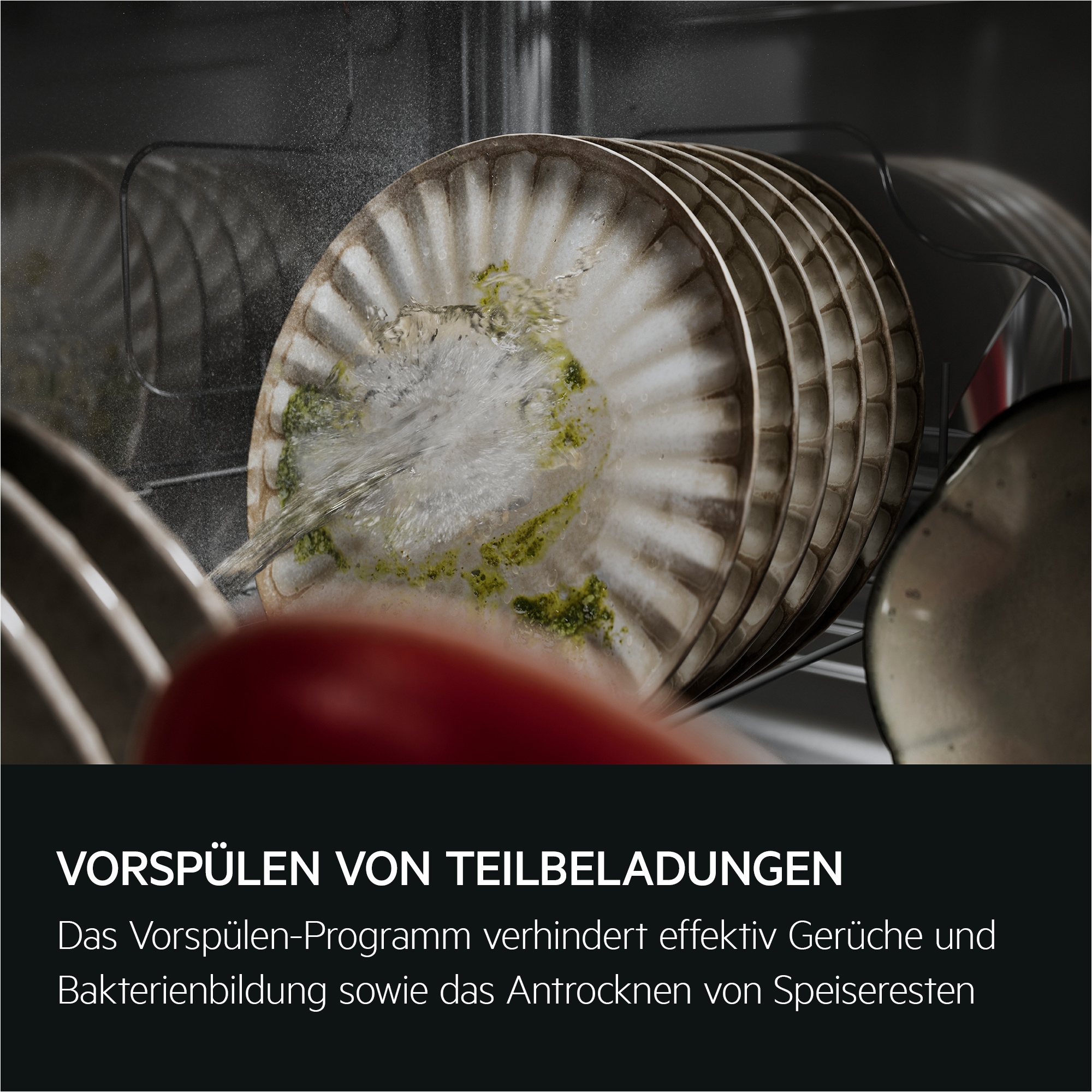 AEG Unterbaugeschirrspüler 6000 »GU620C2SCM« Spülmaschine – starke Sprühabdeckung, viel Platz & sauber