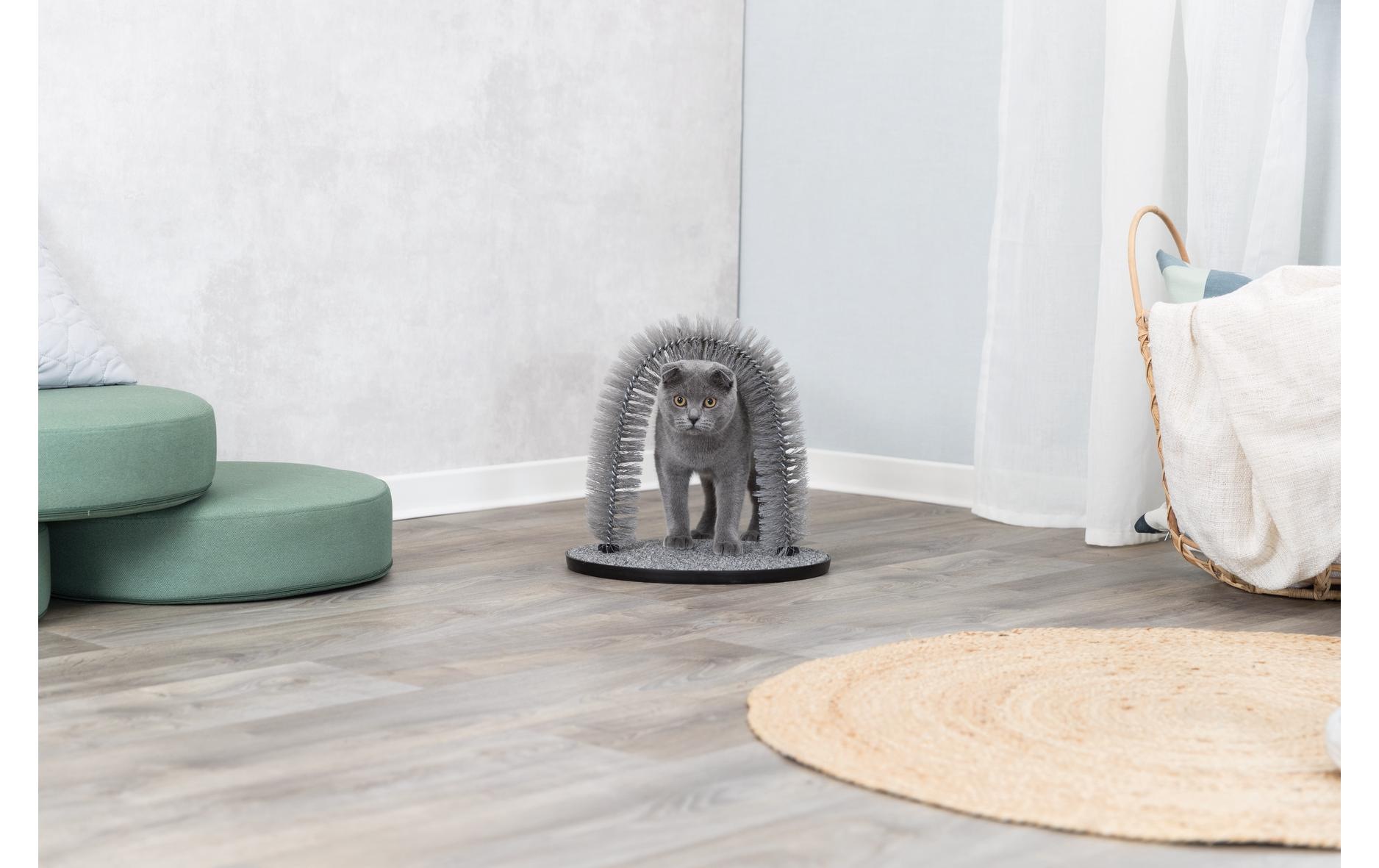 TRIXIE Fellbürste »Massage- und Fellpflegebogen, Katze«