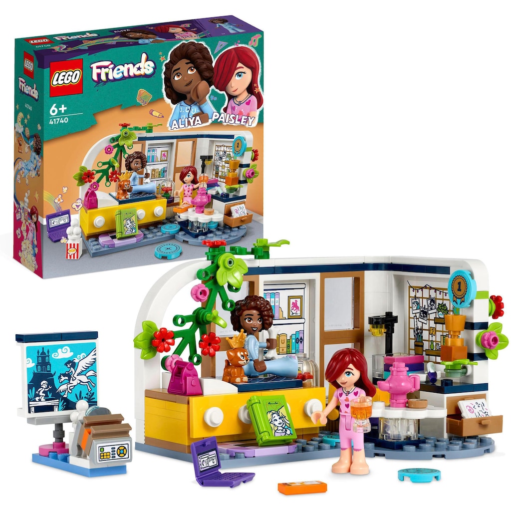 LEGO® Konstruktionsspielsteine »Aliyas Zimmer (41740), LEGO® Friends«, (209 St.)