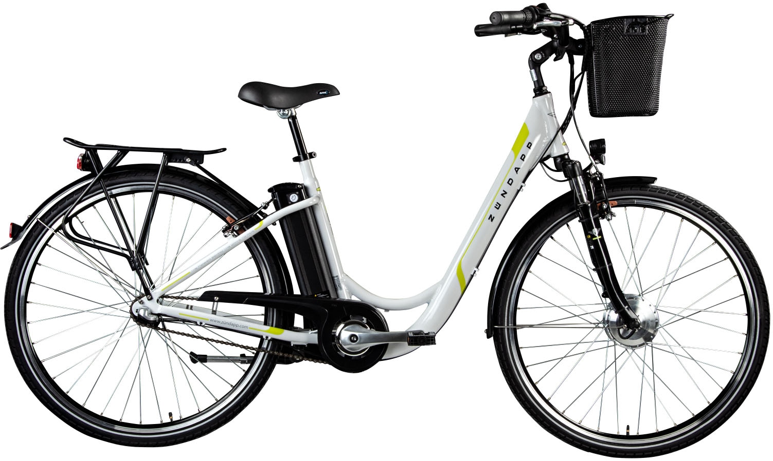 Zündapp E-Bike »Z510«, 3 Gang, Shimano, Nexus SC-3C41, Frontmotor 250 W, Pedelec, Elektrofahrrad für Damen u. Herren