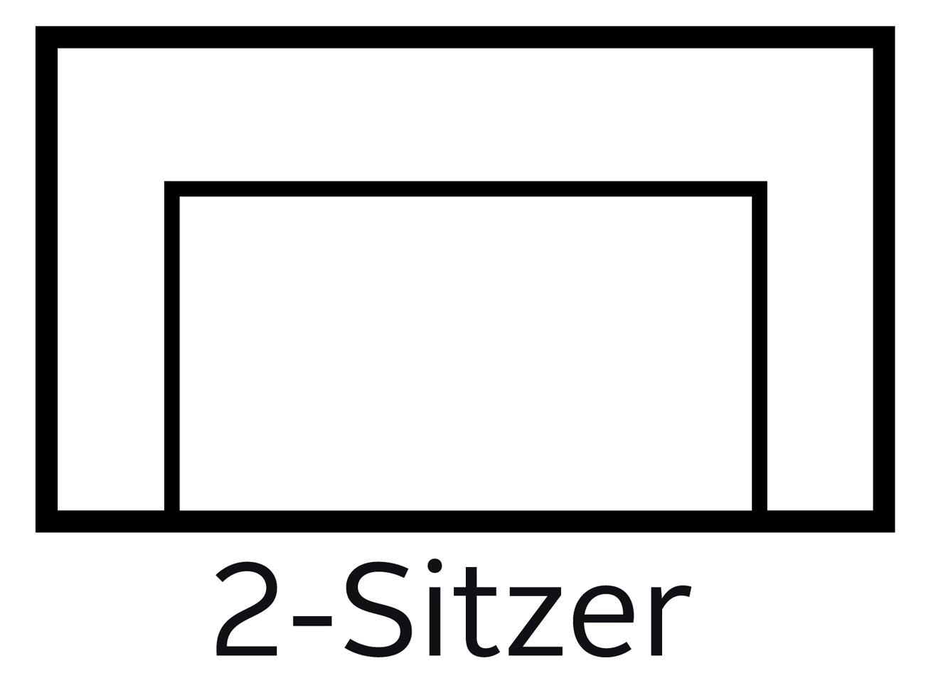 3C Candy 2,5-Sitzer »Beatrice, extravagantes Megasofa, bequem, Küchensofa«, mit Rückensteppung im Rautenmuster, in Samt Optik oder in Breitcord