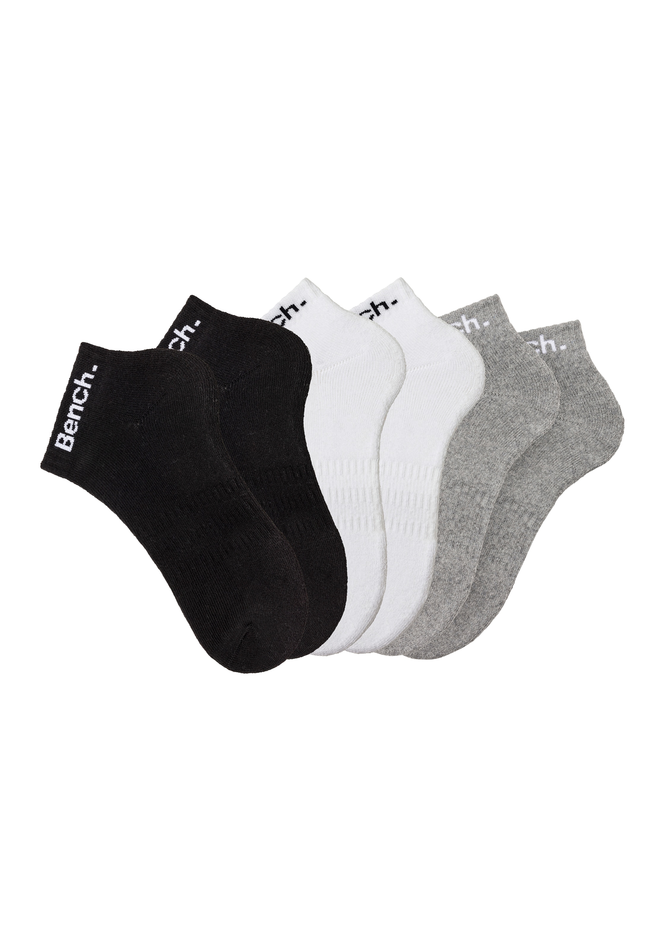 Bench. Sportsocken, (Packung), Tennis Kurzsocken mit Halbfußfrottee