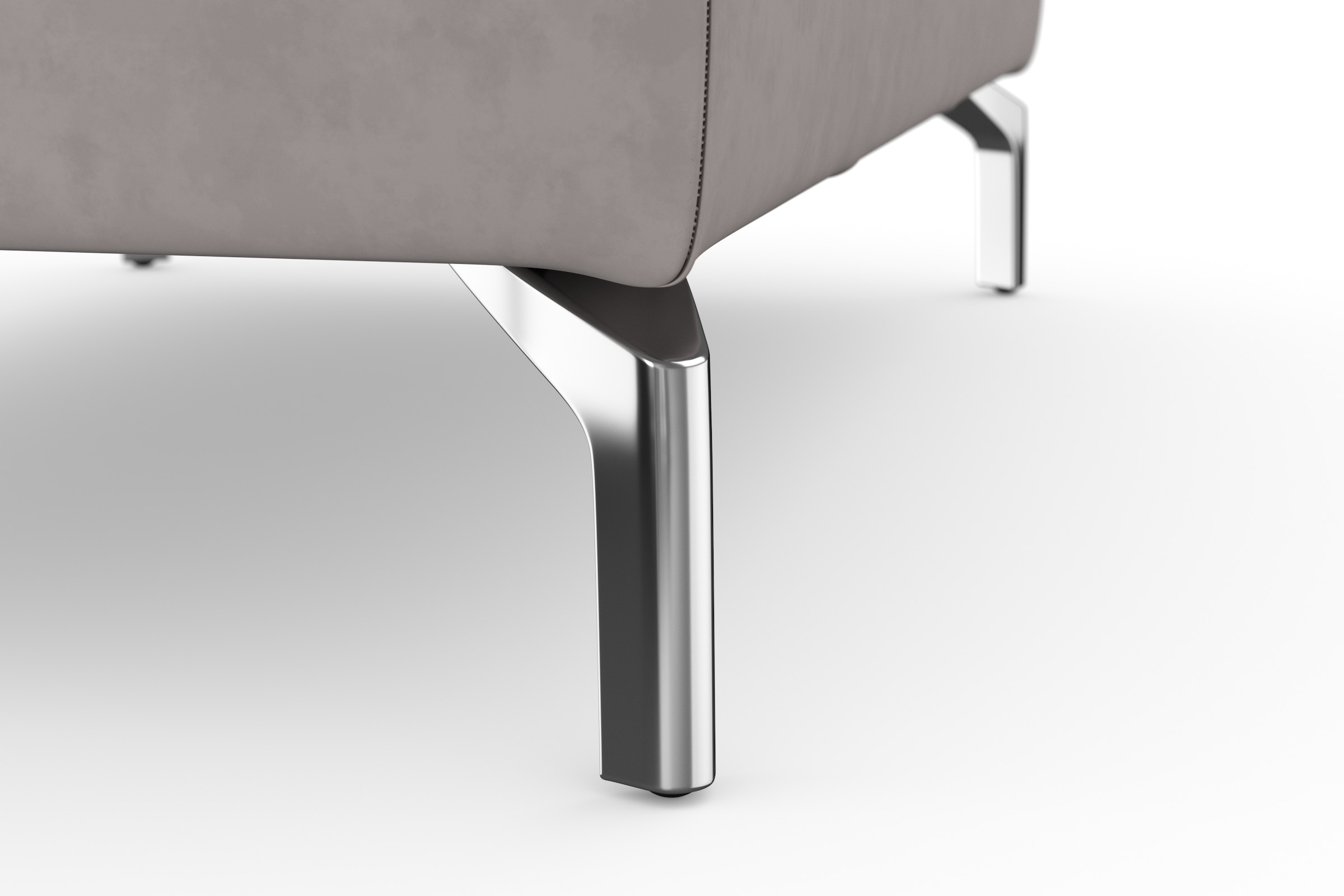 sit&more Hocker »Bendigo« mit Klappfunktion, Bodenfreiheit 15 cm, wahlweise in 2 Fußfarben