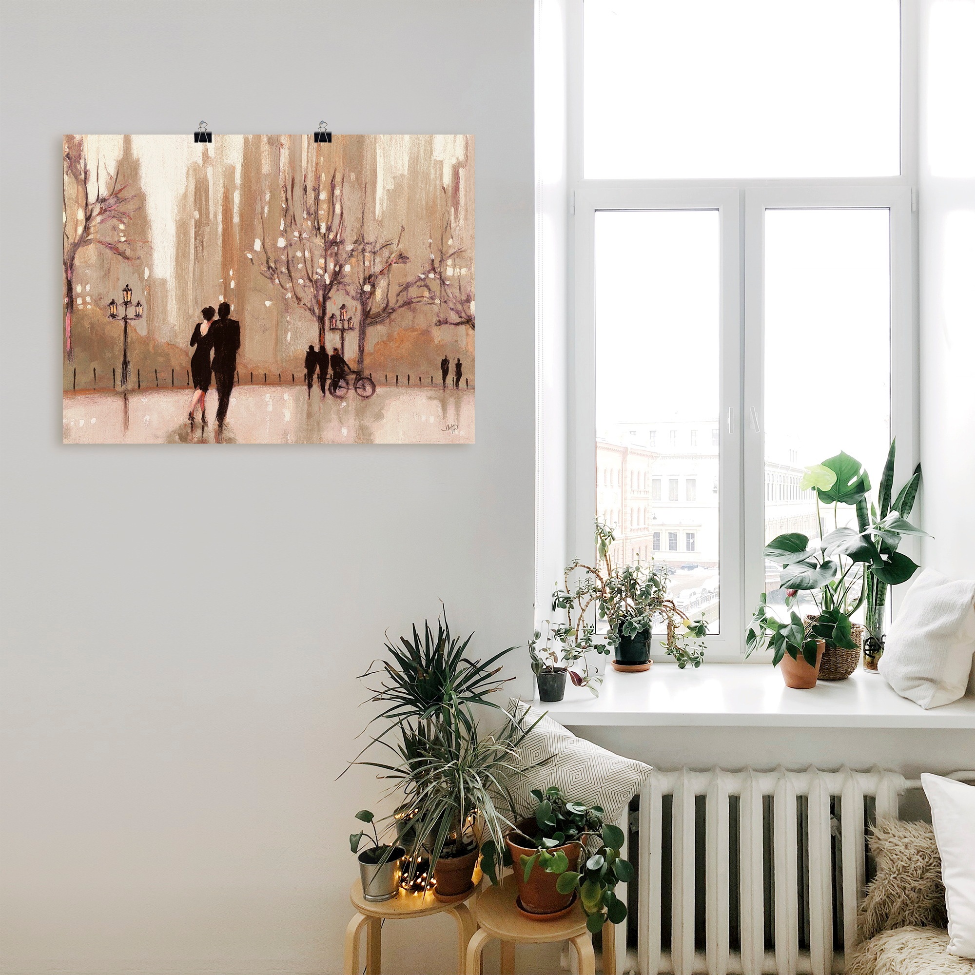 Artland Wandbild »Ein Abend in der Natur«, Paar, (1 St.), als Leinwandbild, Poster, Wandaufkleber in verschied. Größen