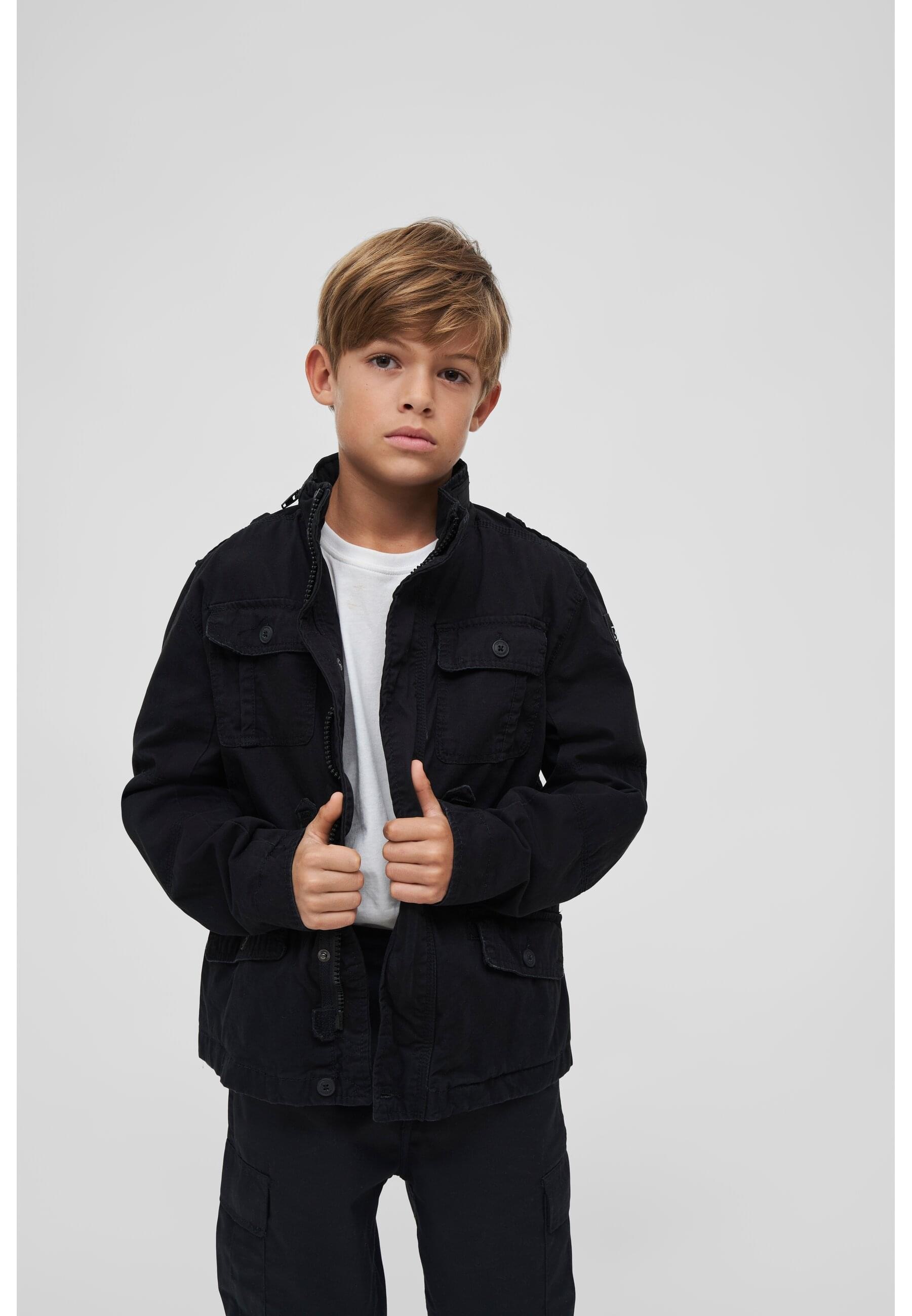 Brandit Allwetterjacke »Brandit Herren Kids Britannia Jacket« 1 Stk. tlg. ohne Kapuze