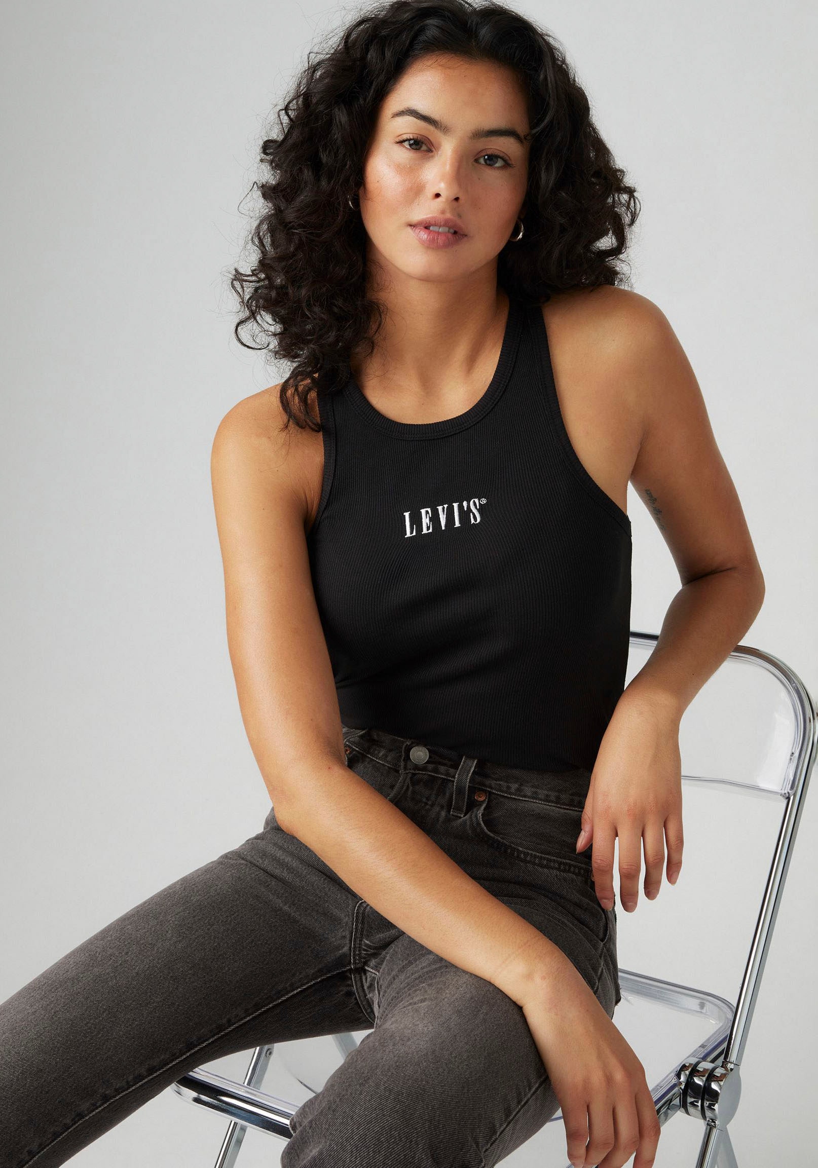 Levi's® Ripptanktop »GRAPHIC GEMINI«, mit Logostickerei und Struktur-Optik