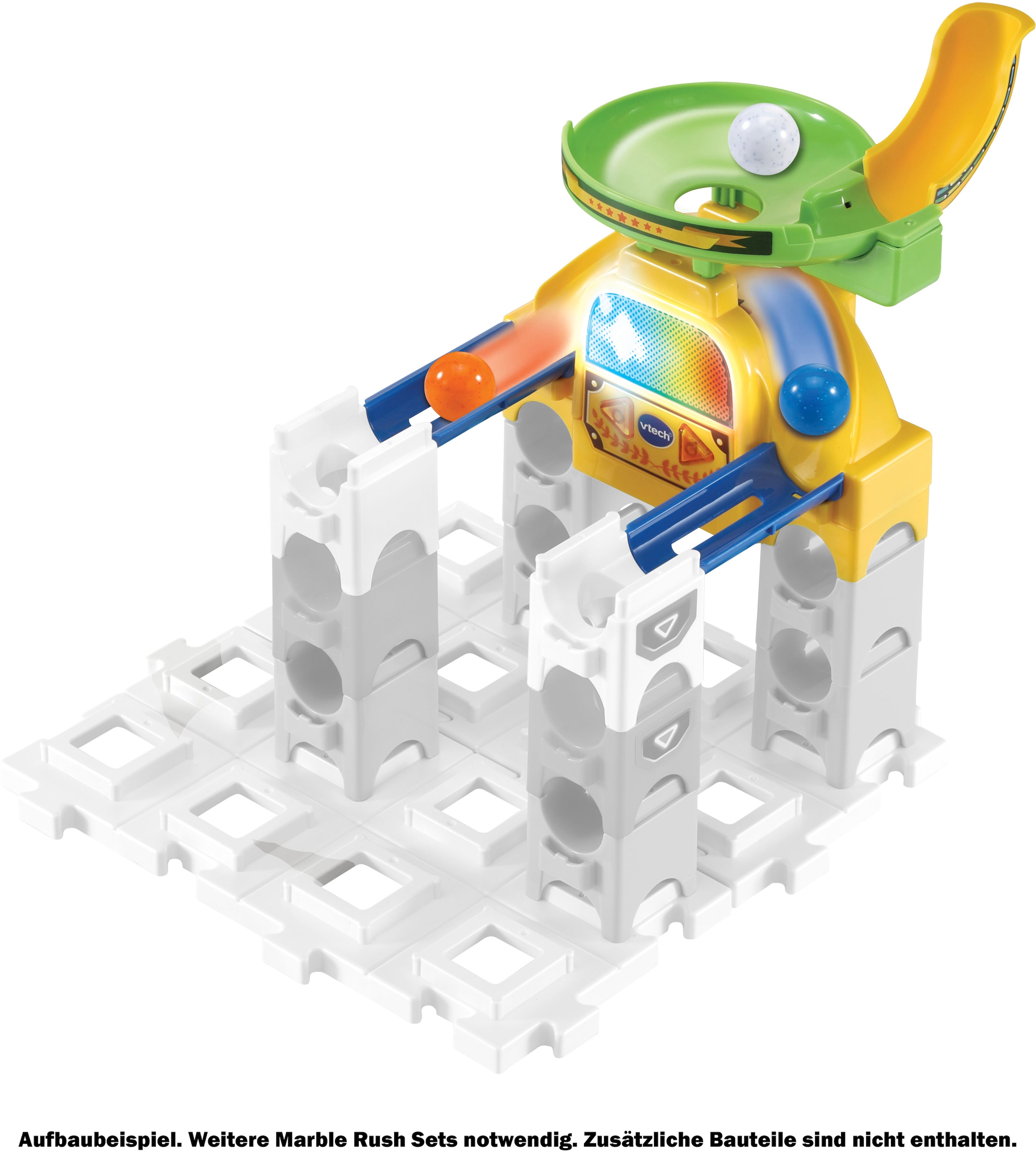 Vtech® Kugelbahn »Marble Rush - Kugelbahn-Set Trichter«, mit Licht und Sound