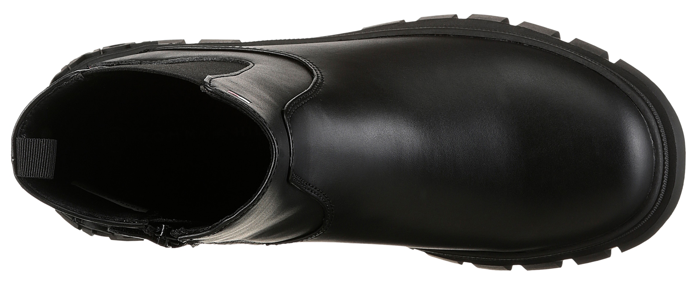 Tommy Hilfiger Chelseaboots, Chunky Boots mit Innenreißverschluss