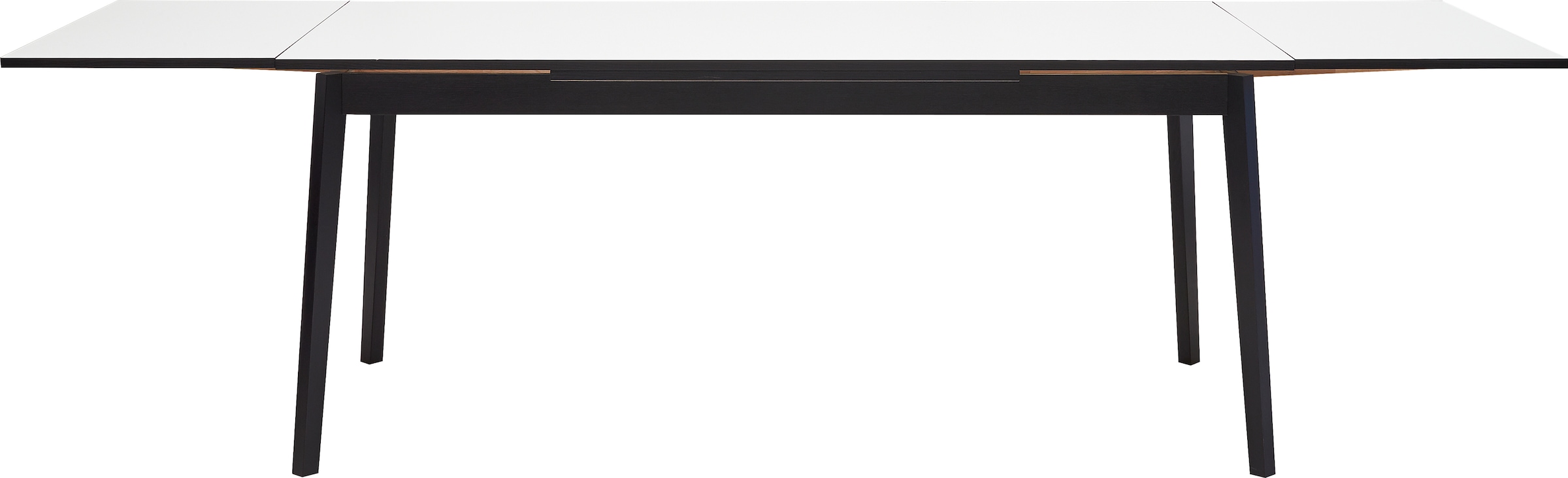 Hammel Furniture Esstisch »Basic Single, innenliegende Einlegeplatten, schnell ausziehbar«, 180(280)x80 cm, Melamin / Massivholz, stabiler dänische Design Tisch