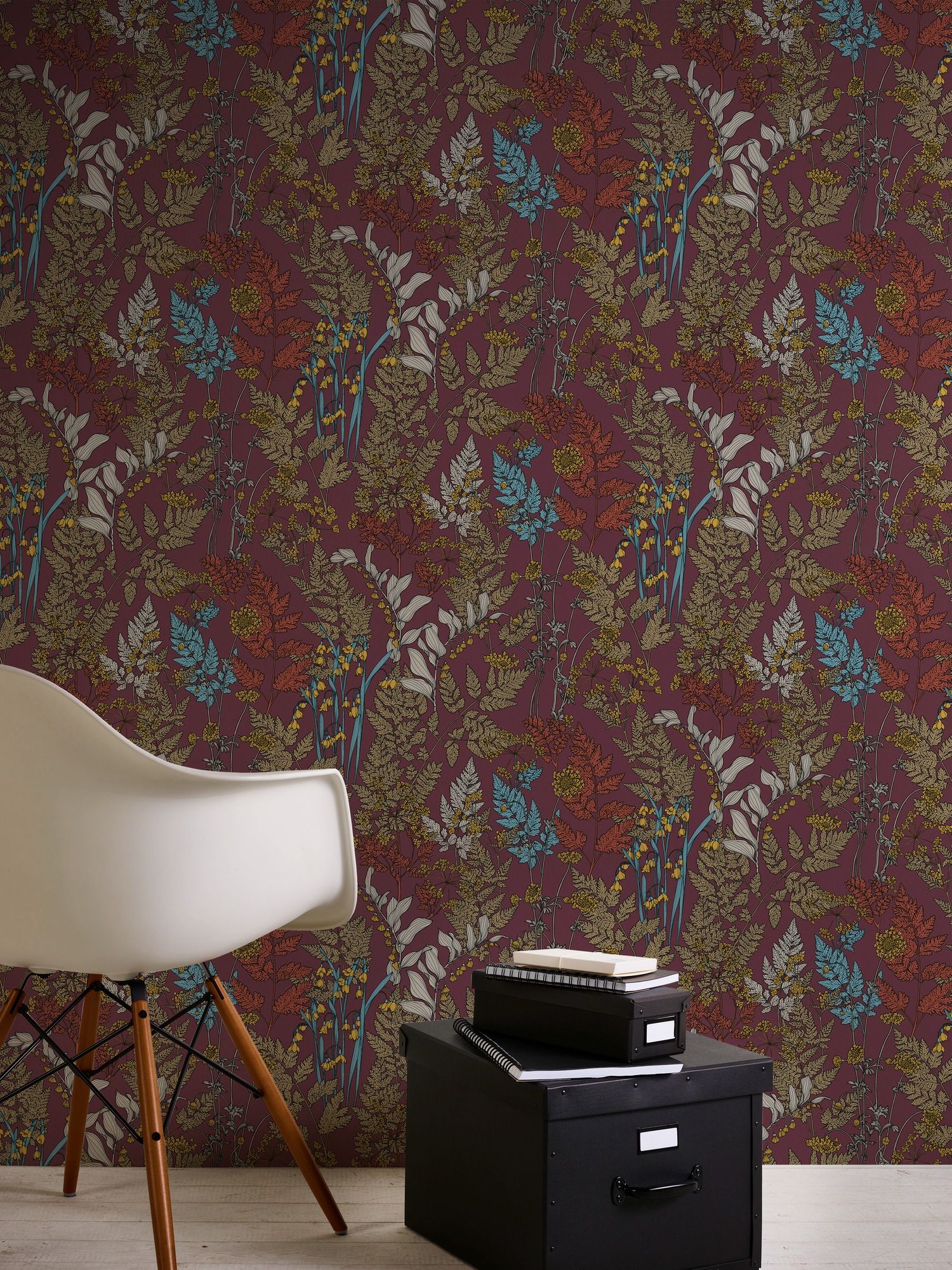 Architects Paper Vliestapete »Floral Impression«, floral-botanisch-Wald, Tapete Blumen Tapeten Wohnzimmer Schlafzimmer Küche modern Design Büro
