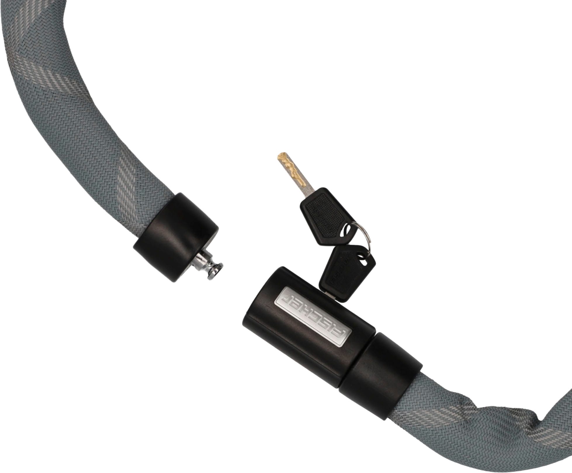 FISCHER Fahrrad Kettenschloss »Kettenschloss SILENCE CK100/32 mint«