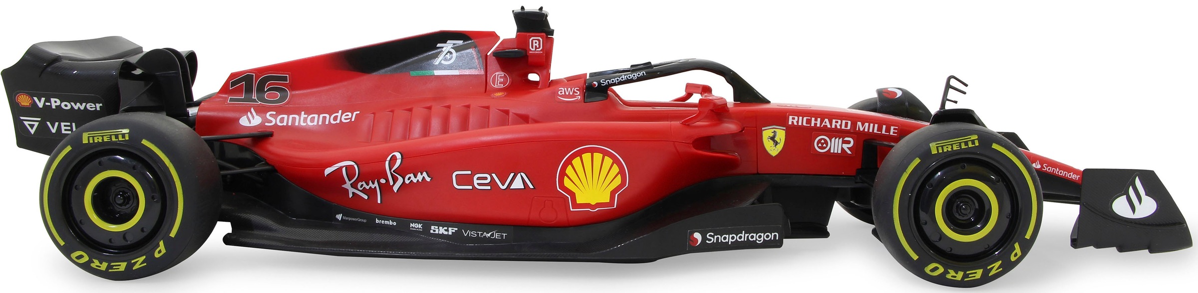 Jamara RC-Auto »Deluxe Cars, Deluxe Cars, Ferrari F1-75 1:12, rot - 2,4 GHz«