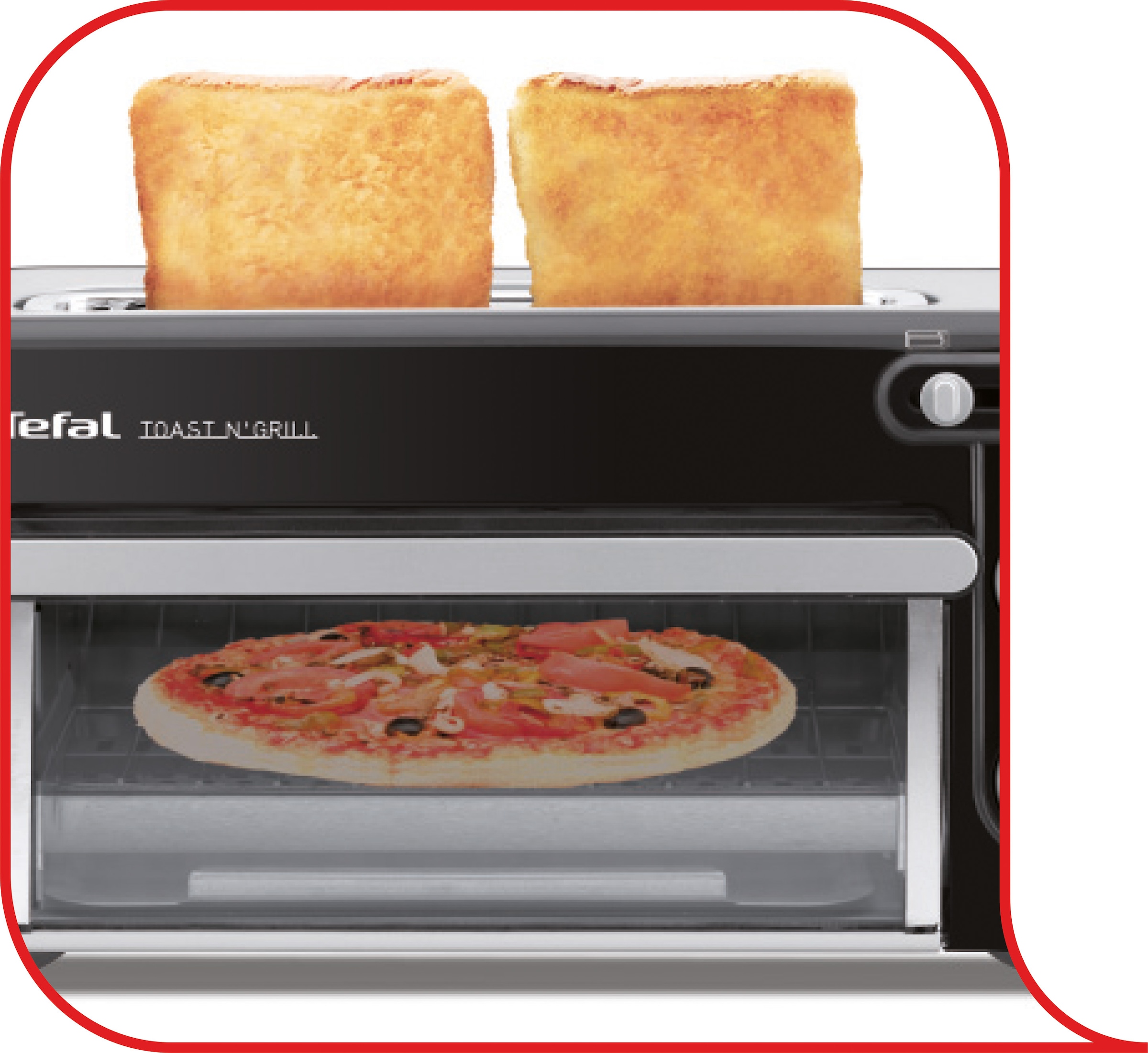 Tefal Minibackofen »TL6008 Toast n’ Grill«, sehr energieeffizient und schnell, 1300 Watt