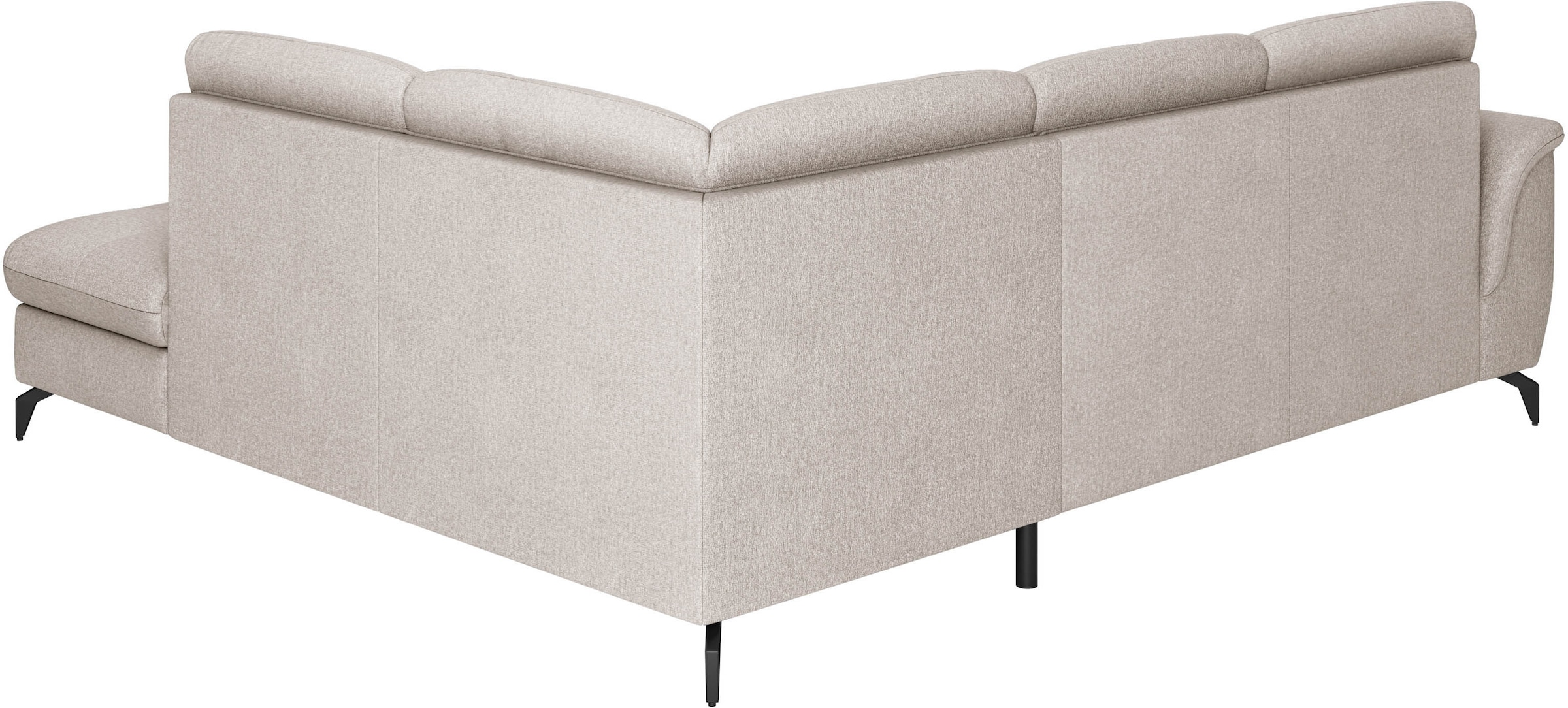 sit&more Ecksofa »Zora L-Form«, wahlweise mit Bettfunktion und Bettkasten