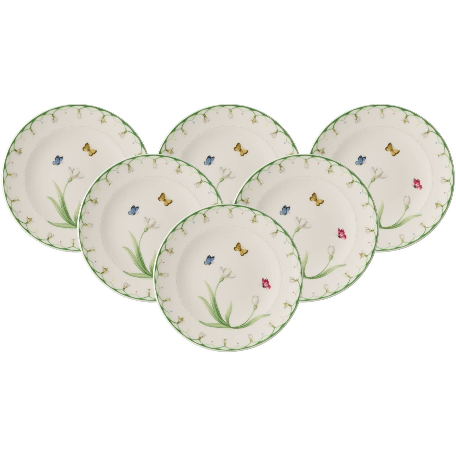 Villeroy & Boch Brotteller »Brotteller Colourful Spring ø 16 cm 6er Set bun günstig online kaufen