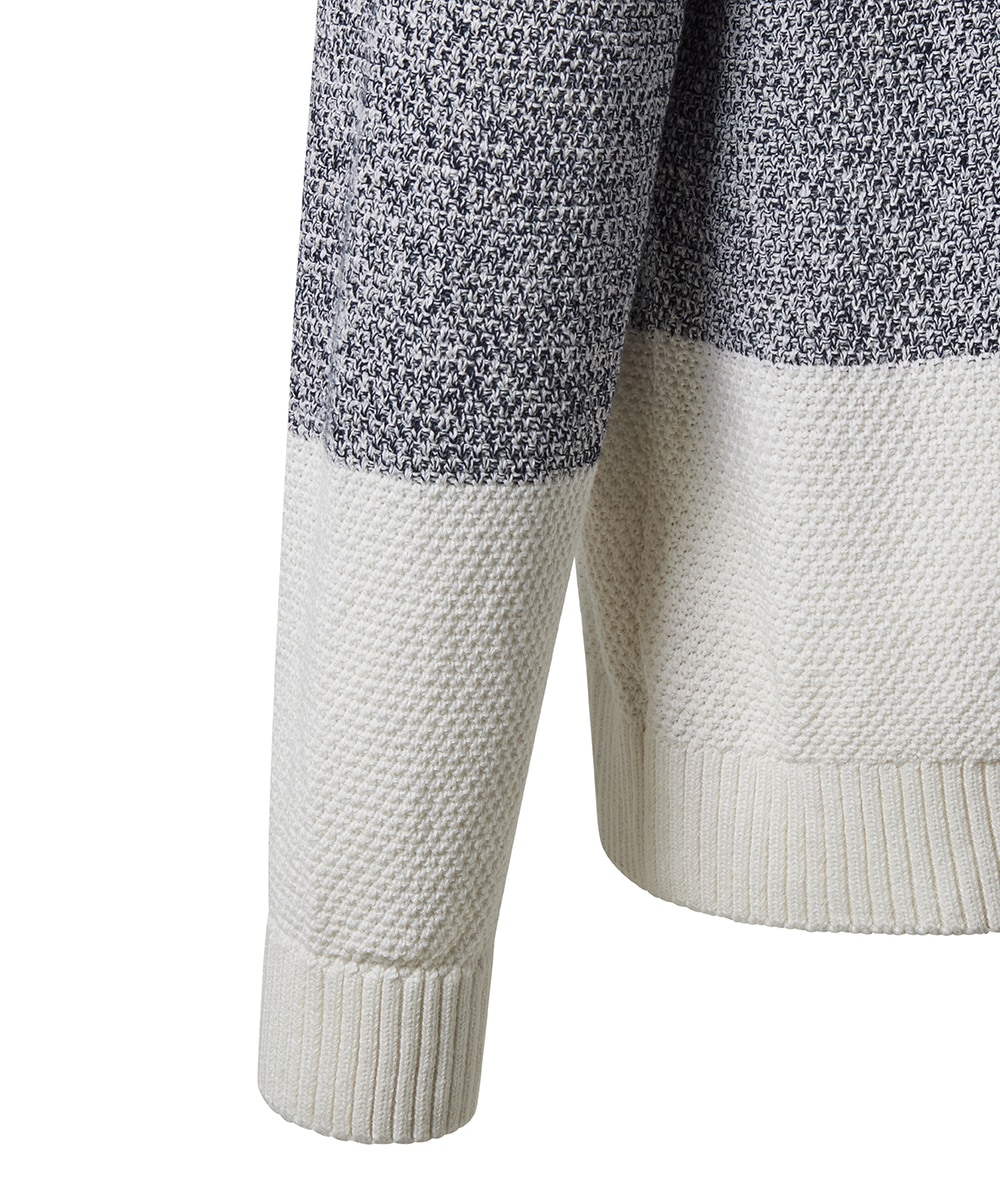 Pioneer Authentic Jeans Strickpullover »Knit 1/1 Cowl neck b« mit Stehkragen und Colorblocking