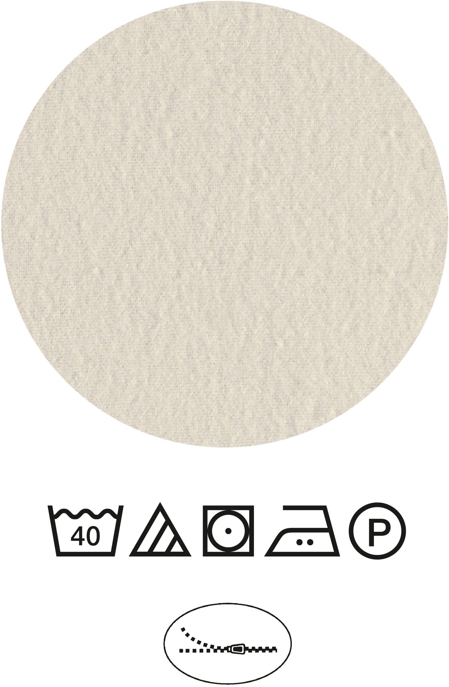 Castell - Markenbettwäsche Bettwäsche »0351122«, Poly-Cotton, wohlig warm, pflegeleicht, atmungsaktiv, Reißverschluss