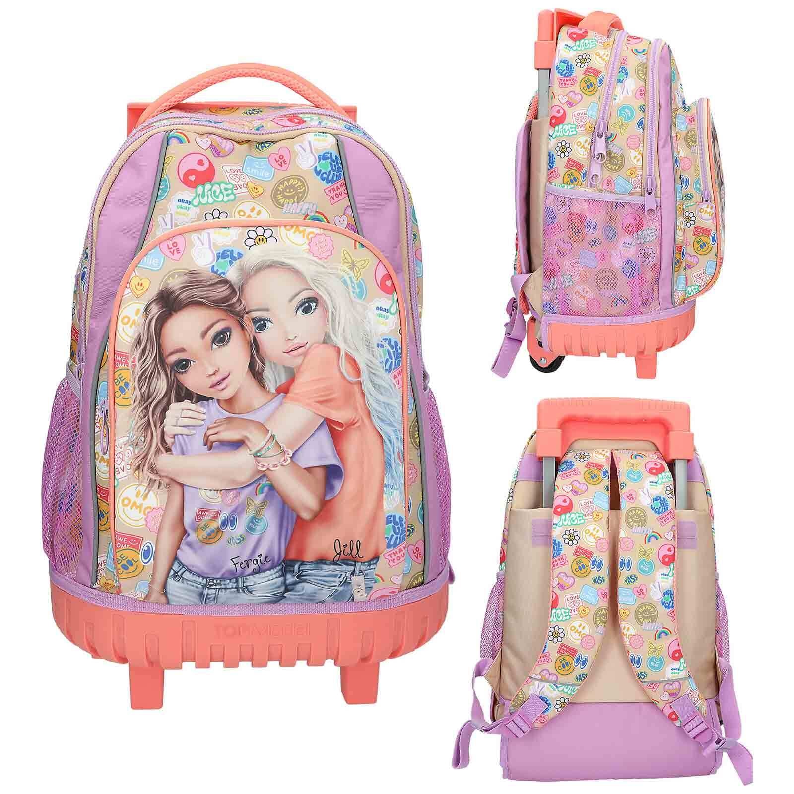 Depesche Rucksack »Schulrucksack Trolley GIRL POWER TOPModel 25 x 32 x 37,5 cm bunt«