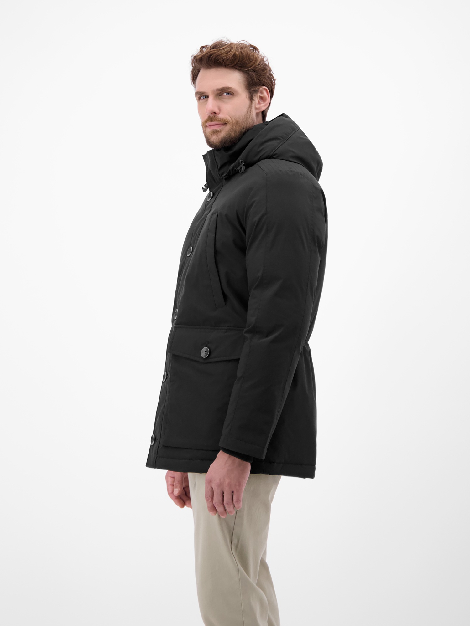 LERROS Wintermantel »Herren Wintermantel mit Kapuze«