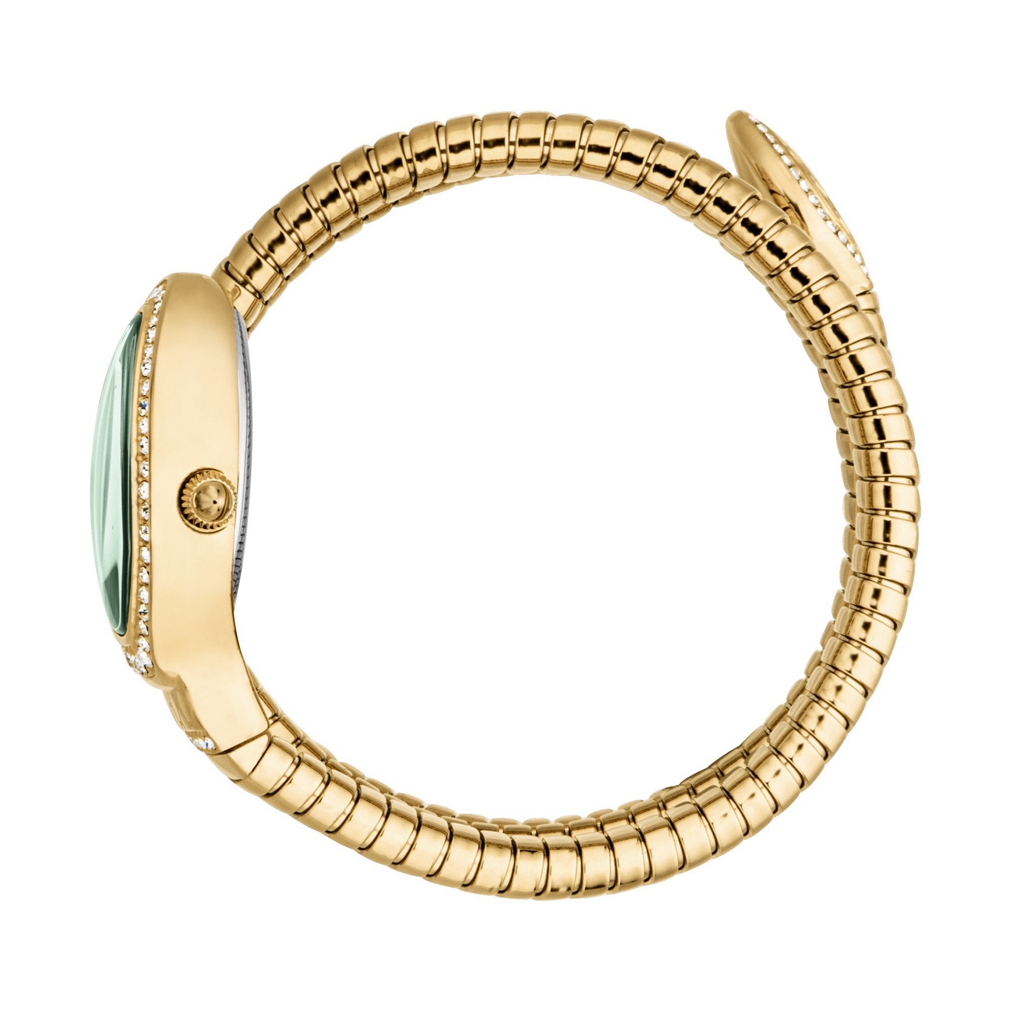 Just Cavalli Time Quarzuhr »Carezza«, Armbanduhr, Damenuhr, Edelstahlarmband, analog, Kristallsteine
