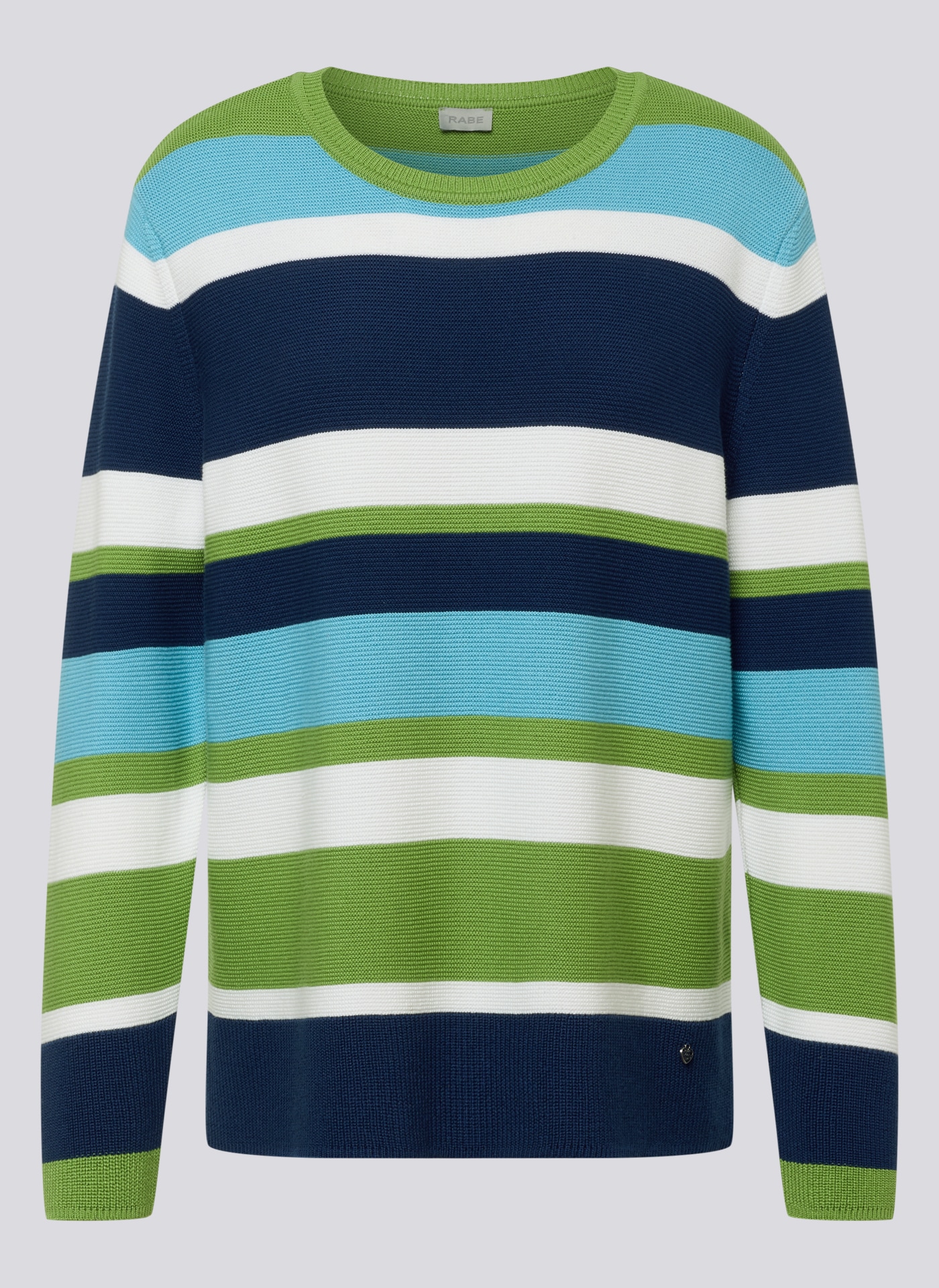 Rabe Strickpullover in Colorblocking-Optik