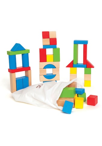 Spielbausteine »Bunte Holzbausteine«, (Set, 50 St.)