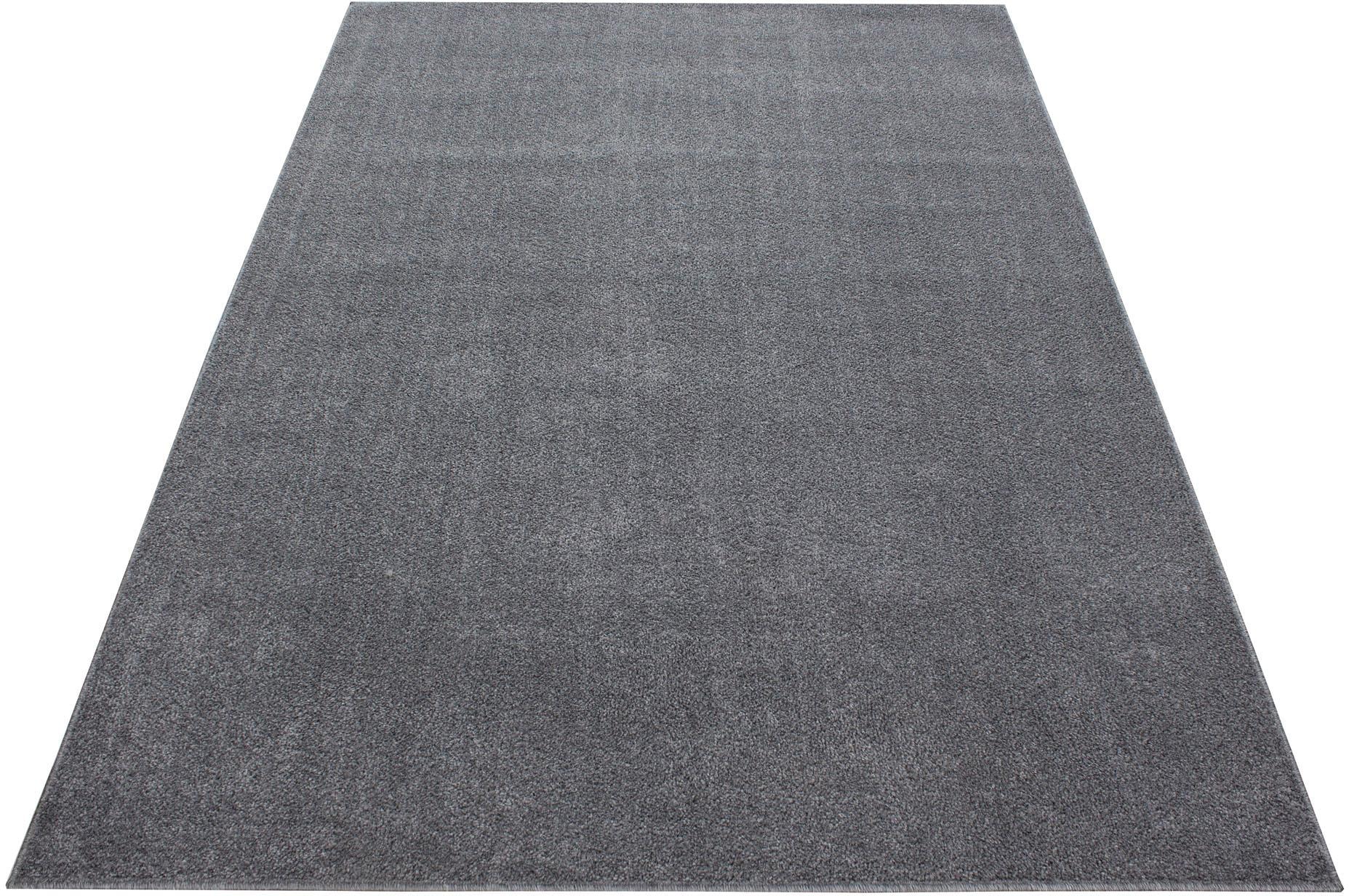Ayyildiz Teppiche Teppich »ATA«, rechteckig, 10 mm Höhe, Kurzflor, uni, große Farbauswahl, robust, auch als Läufer und in rund