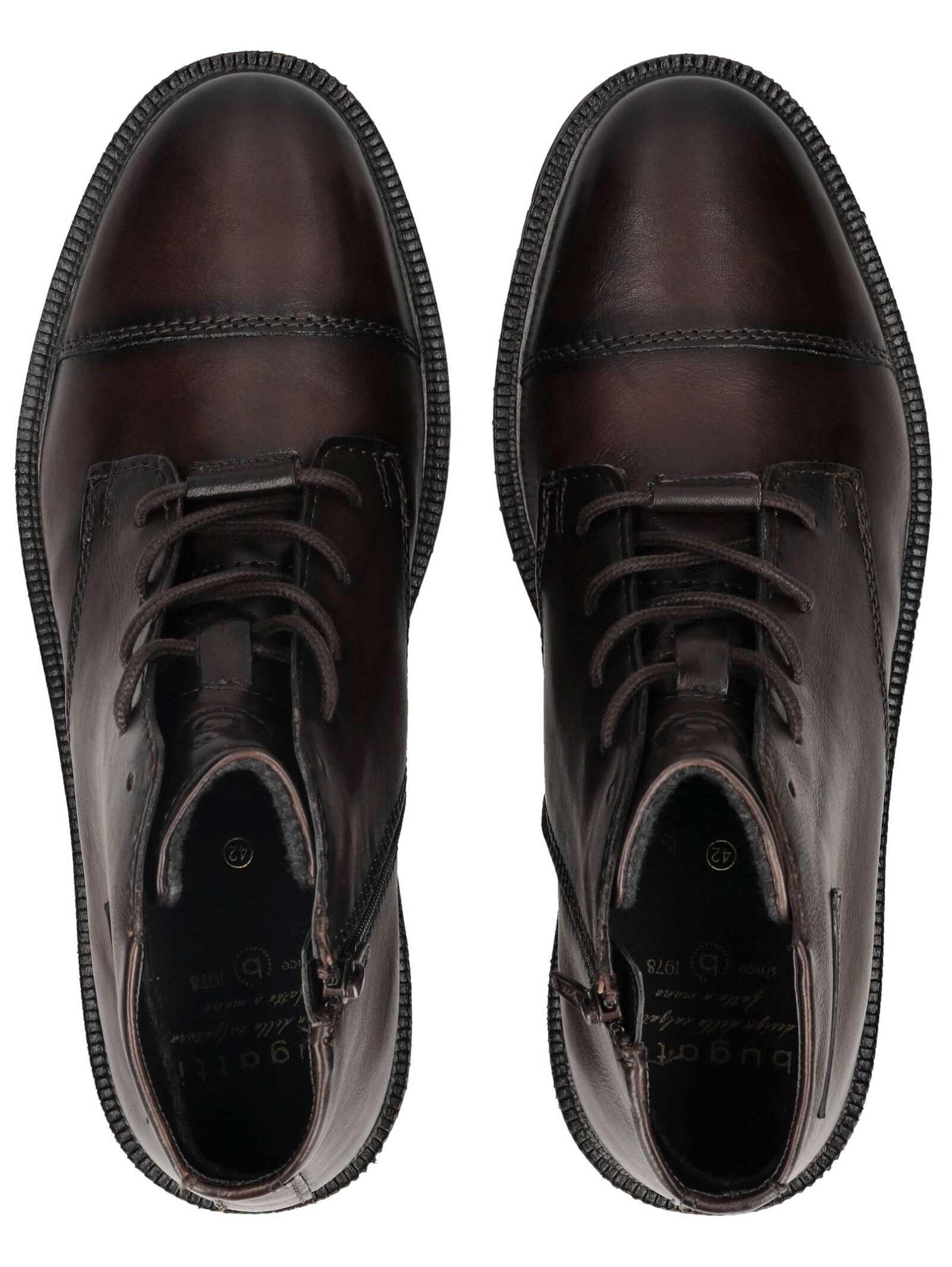 bugatti Schnürstiefelette »bugatti Stiefelette Nappaleder«