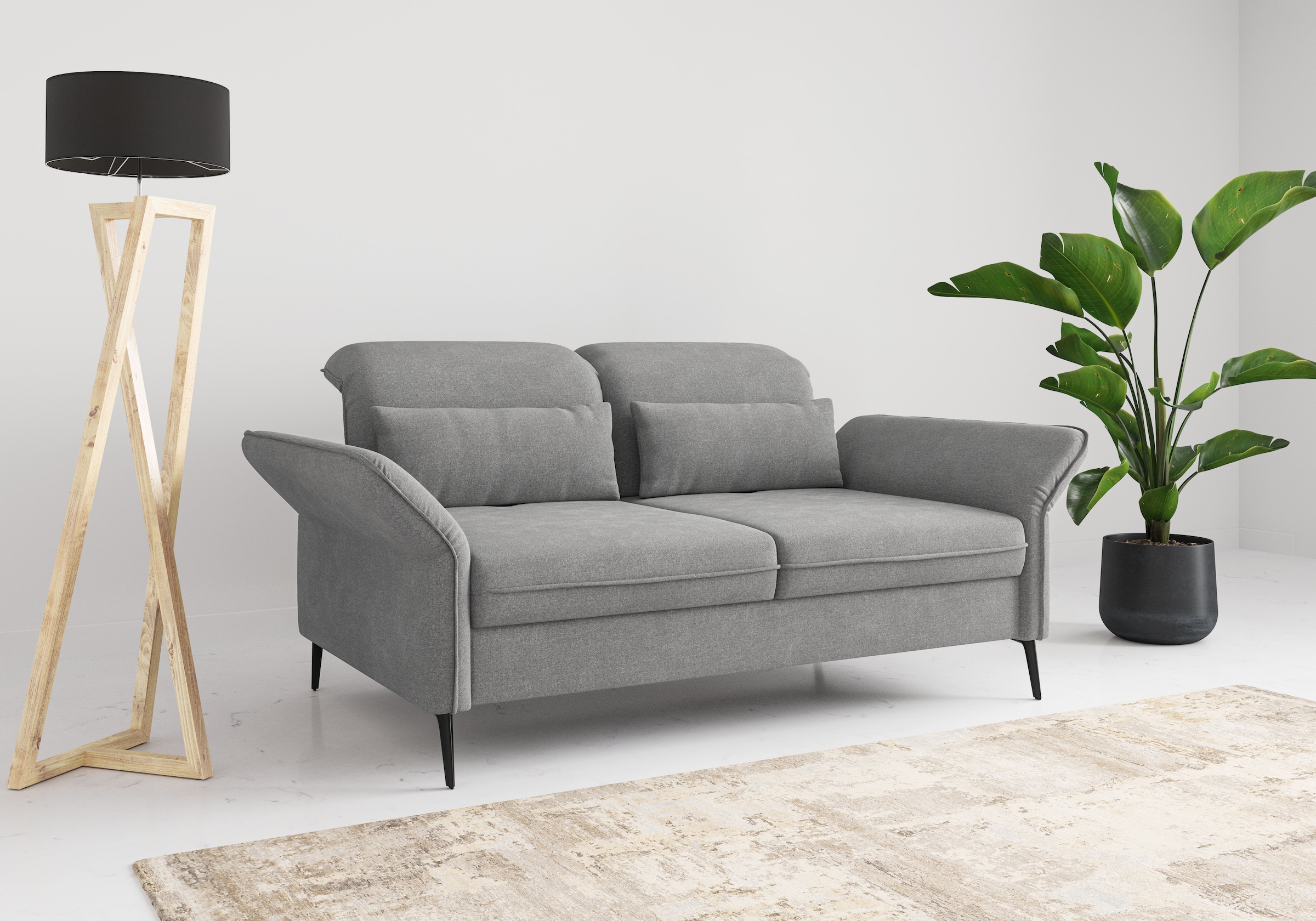sit&more 2,5-Sitzer "Emely, inkl. Sitztiefenverstellung", wahlweise mit Bet günstig online kaufen