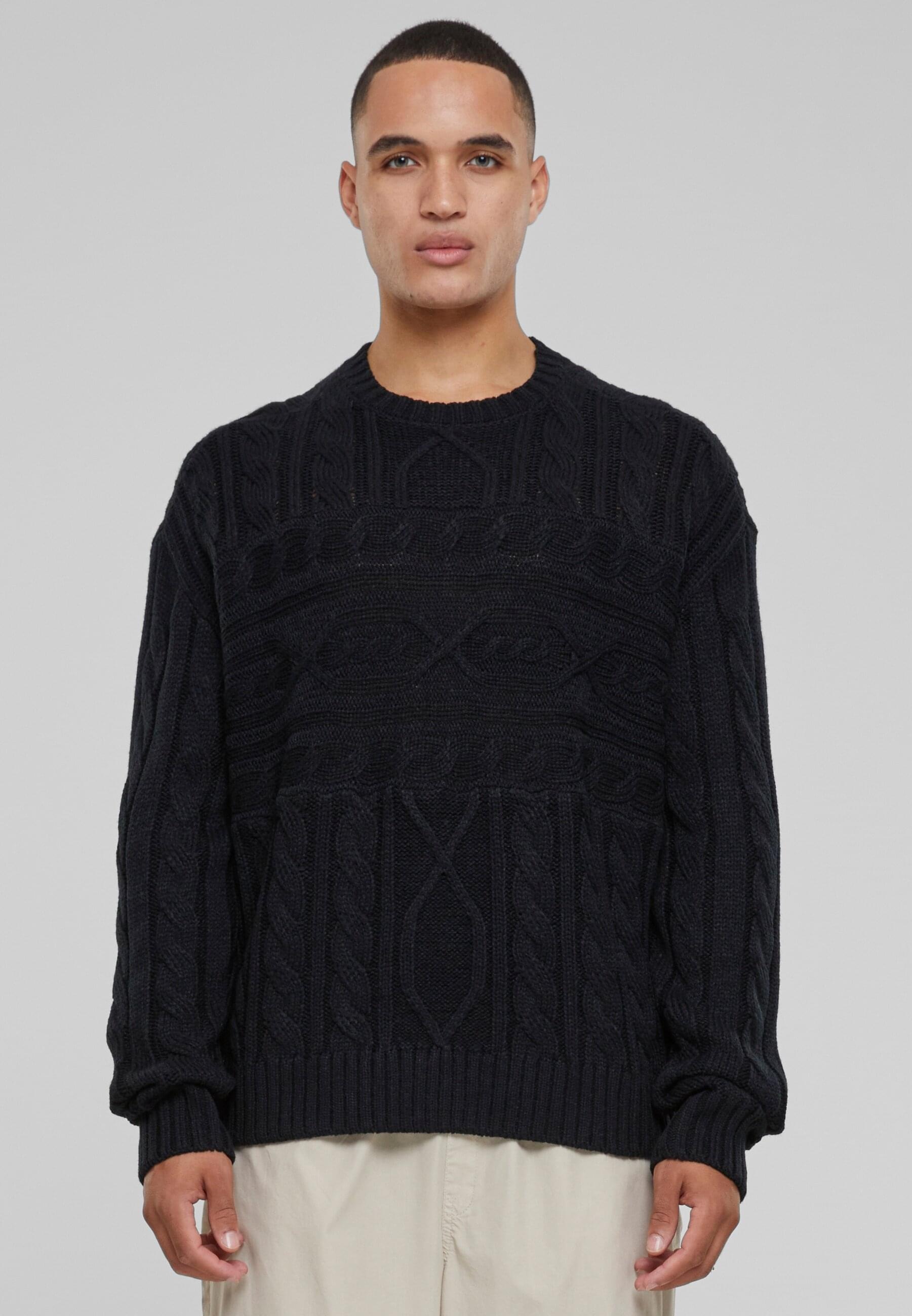 URBAN CLASSICS Rundhalspullover »Urban Classics Herren Set In Boxy Sweater« 1 Stk. tlg.