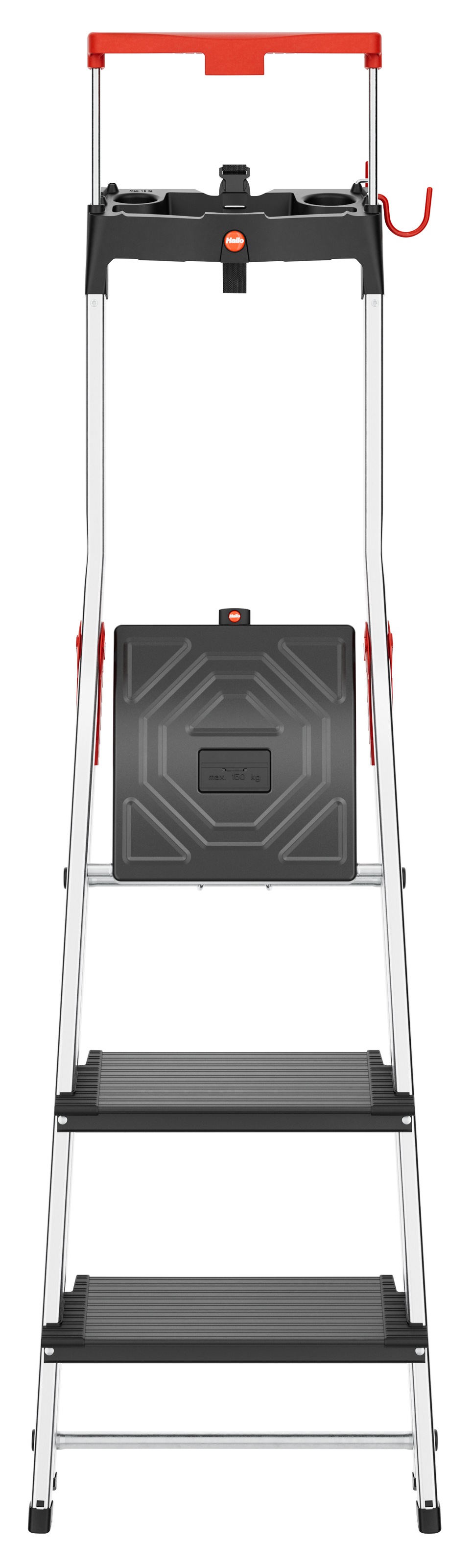 Hailo Stehleiter »L100 TopLine« Alu-Sicherheits-Stehleiter  3 Stufen