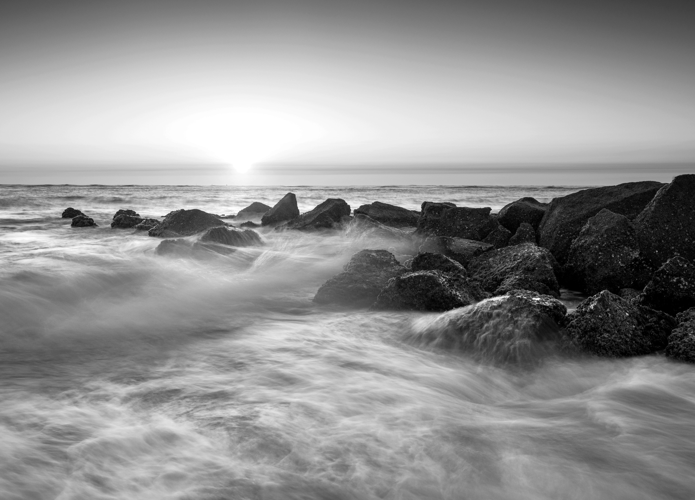 Papermoon Fototapete »Wasser Schwarz & Weiß« günstig online kaufen