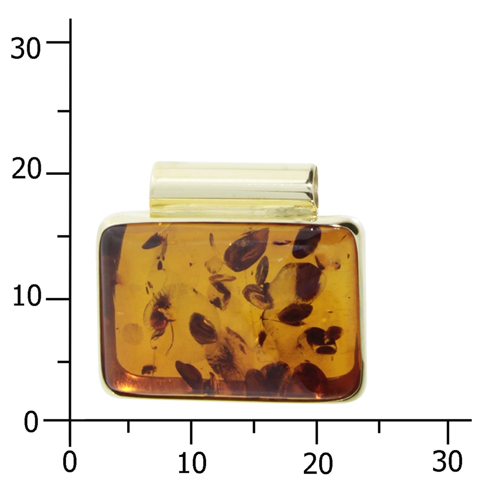 OSTSEE-SCHMUCK Kettenanhänger »Ostsee-Schmuck Anhänger Gleiter-Classic 21x14 mm« (1 Stk. tlg.)