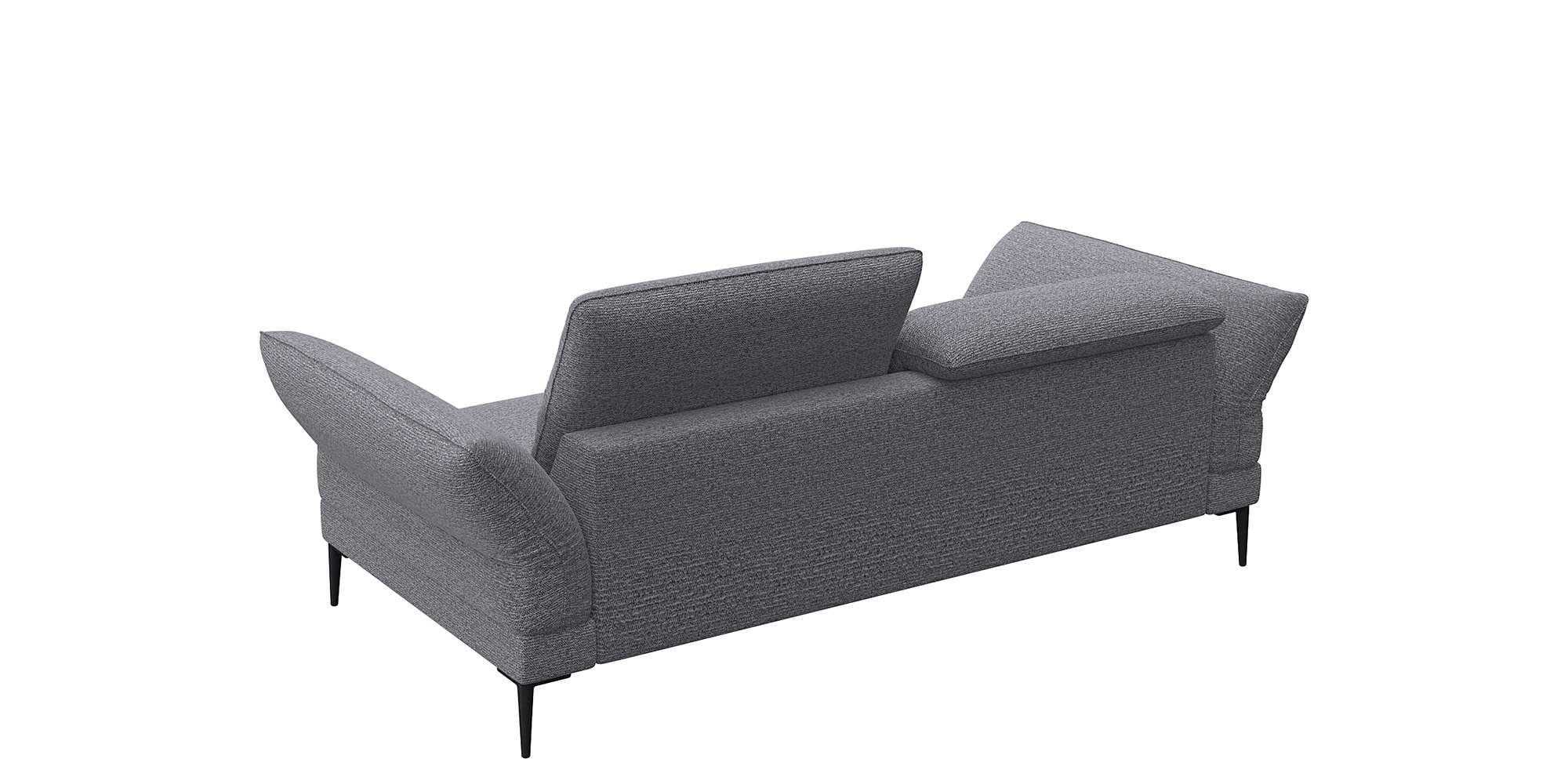 FLEXLUX 2,5-Sitzer »Salino, Funktionssofa, Relaxsofa«, Sofa mit Arm- und Kopfteil-Verstellungen, Kaltschaum & Stahl-Wellen