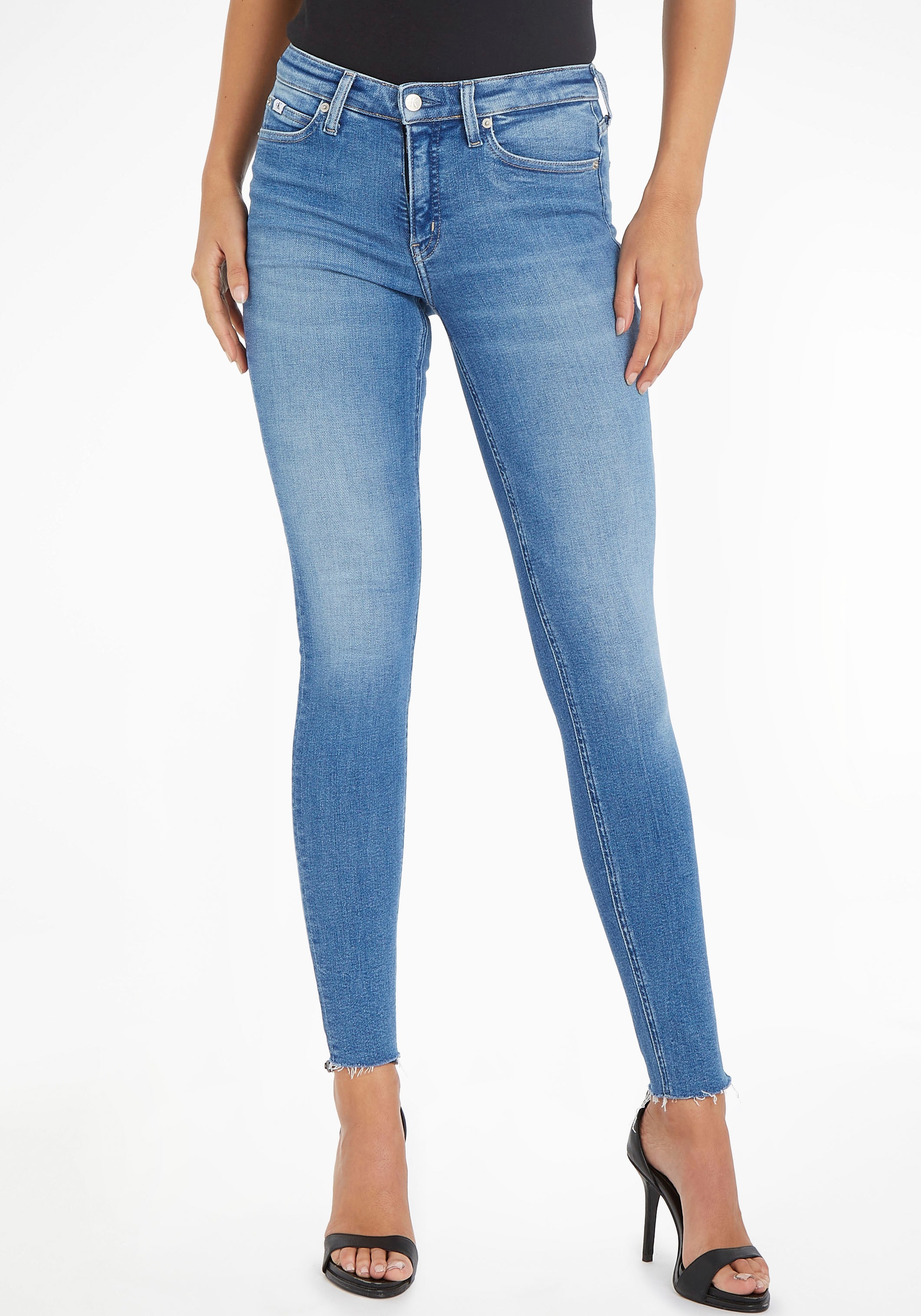 Calvin Klein Jeans »MID RISE Skinny-fit-Jeans SKINNY« online bestellen