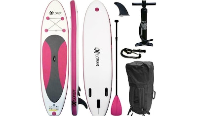 EXPLORER Inflatable SUP-Board »Explorer SUP 300 pink«, (Set, mit Paddel, Pumpe und... kaufen