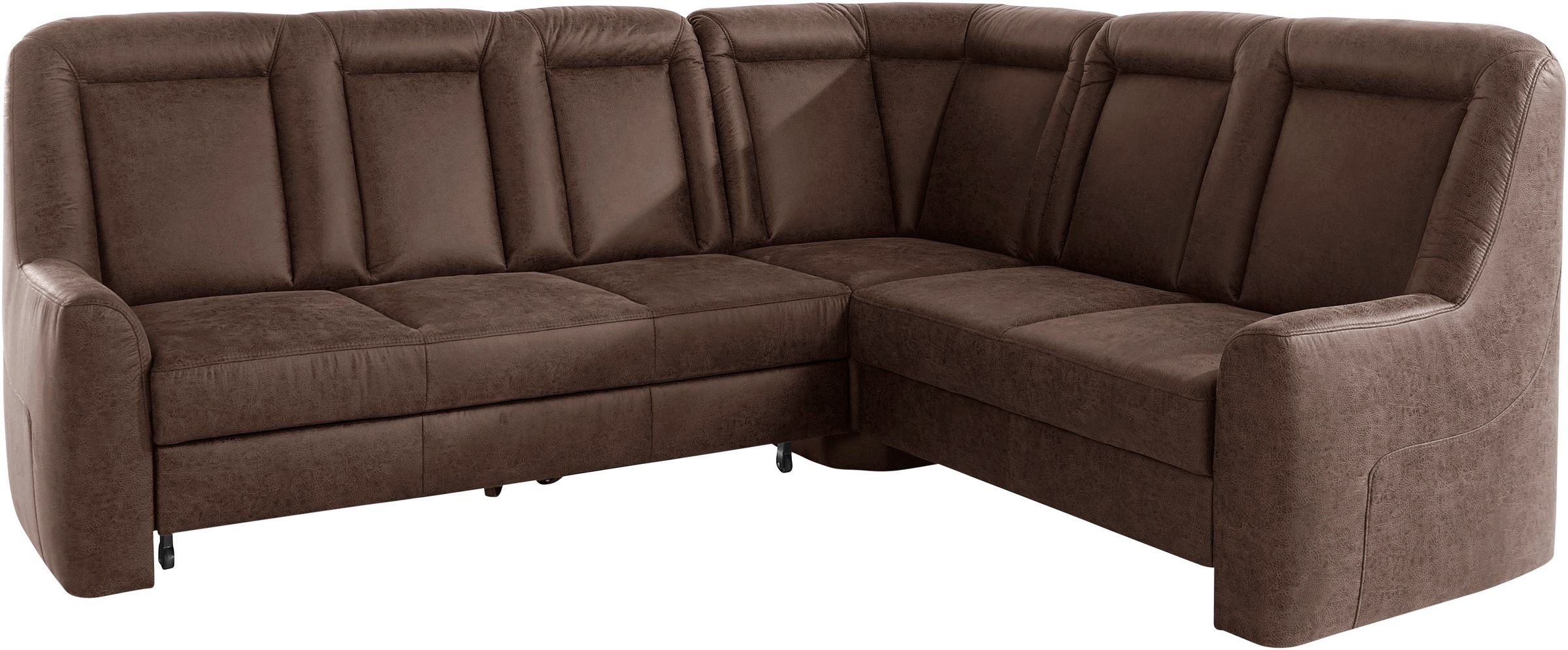 sit&more Ecksofa »Melissa L-Form«, klassisches Polsterprogramm, wahlweise Bettfunktion und Schubkasten