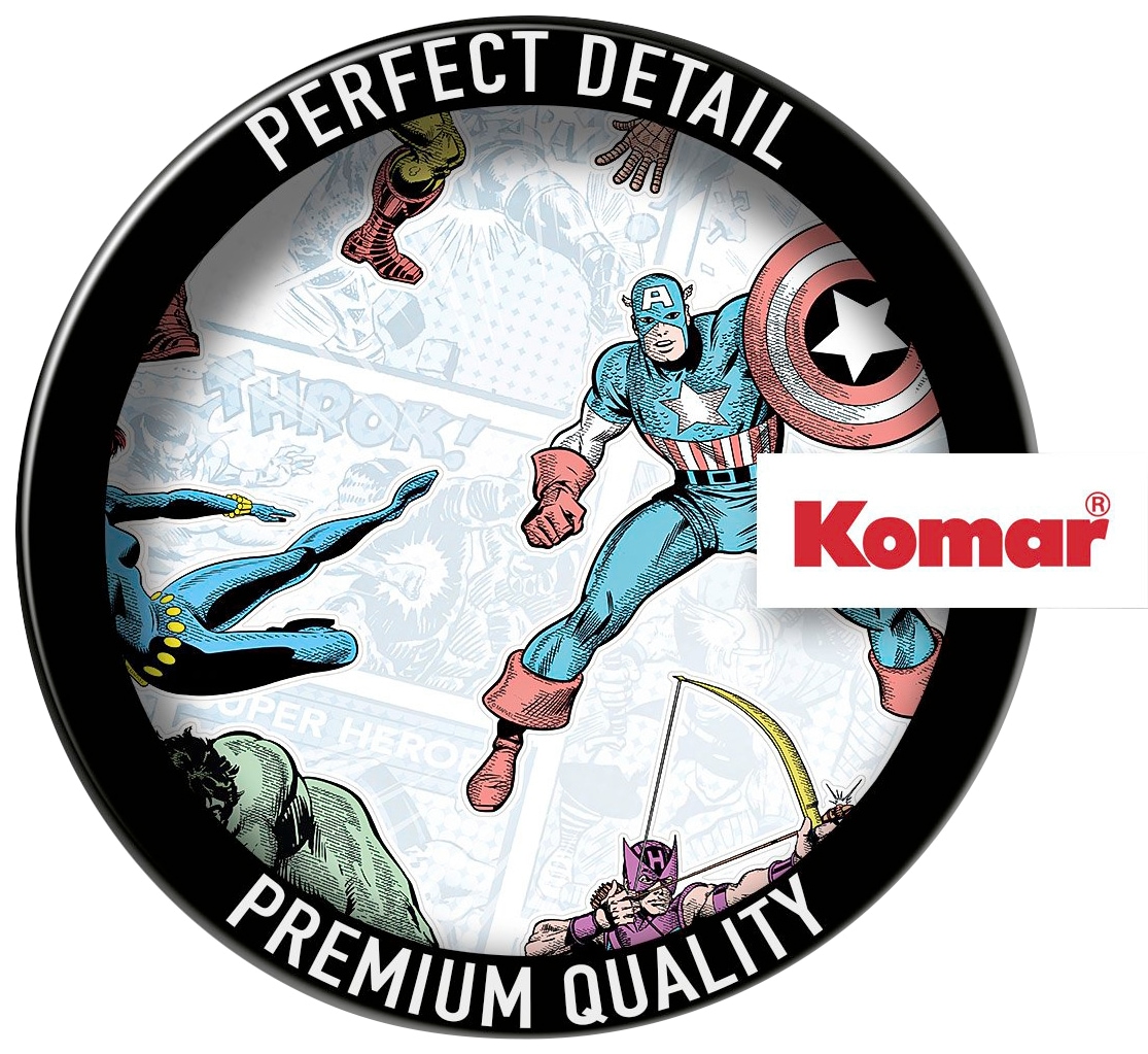 Komar Wandtattoo »Marvel Comics Collection - Größe 100 x 70 cm«, (11 St.), selbstklebend, Wandsticker, Kinderzimmer
