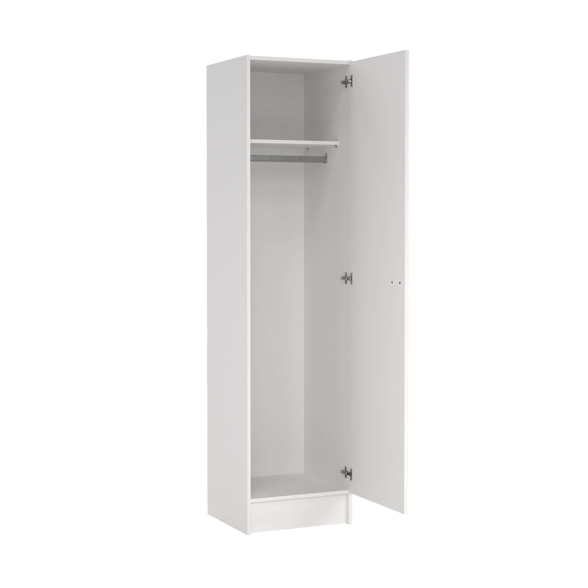 INOSIGN Drehtürenschrank »Focus, Kleiderschrank, Stauraum«, 1 Tür, 4 Einlegeböden, schmal, vielseitig einsetzbar, Breite 49 cm