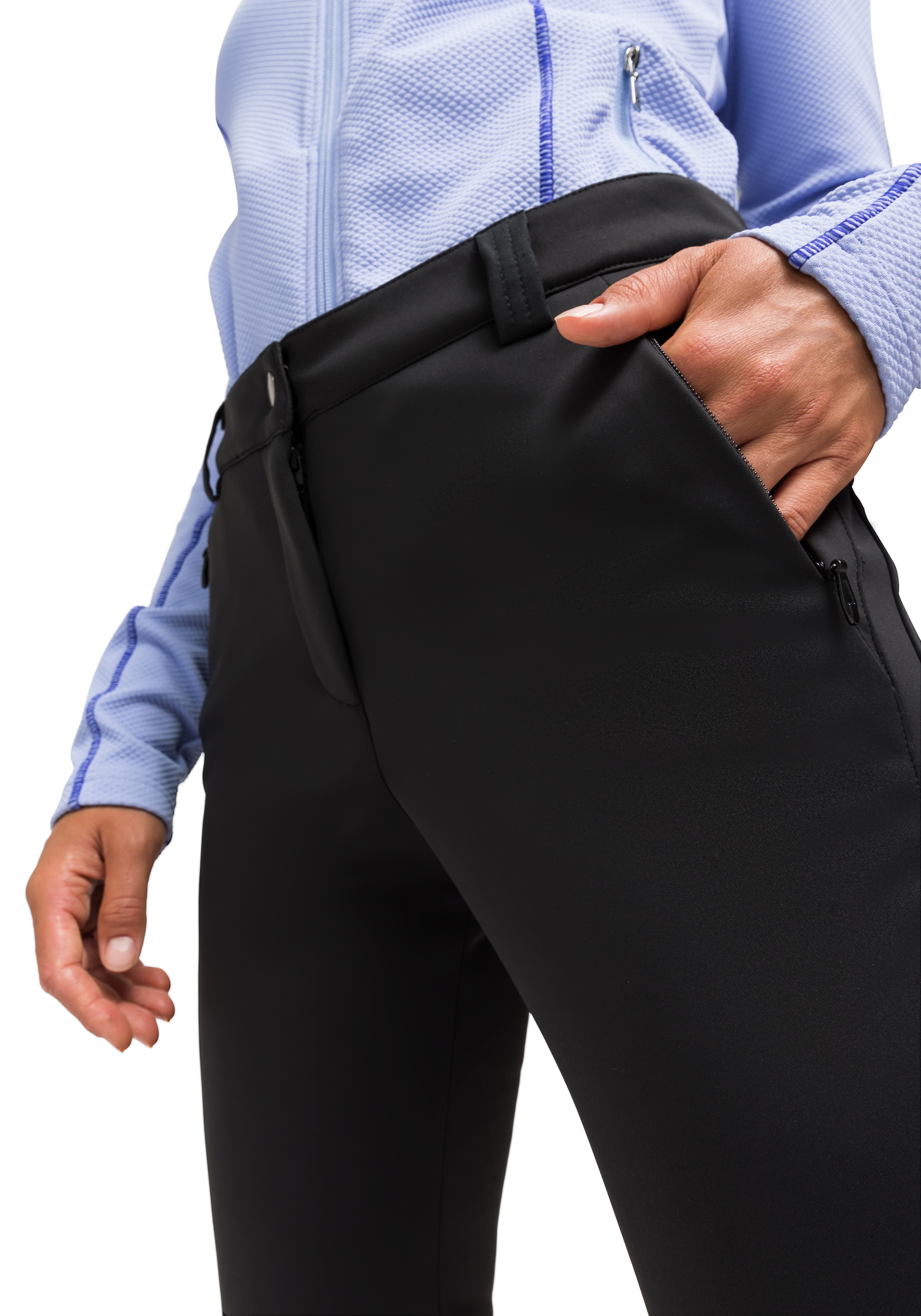 Maier Sports Softshellhose »Lapilli W«  Damen Outdoorhose, atmungsaktiv und winddicht, Slim Fit