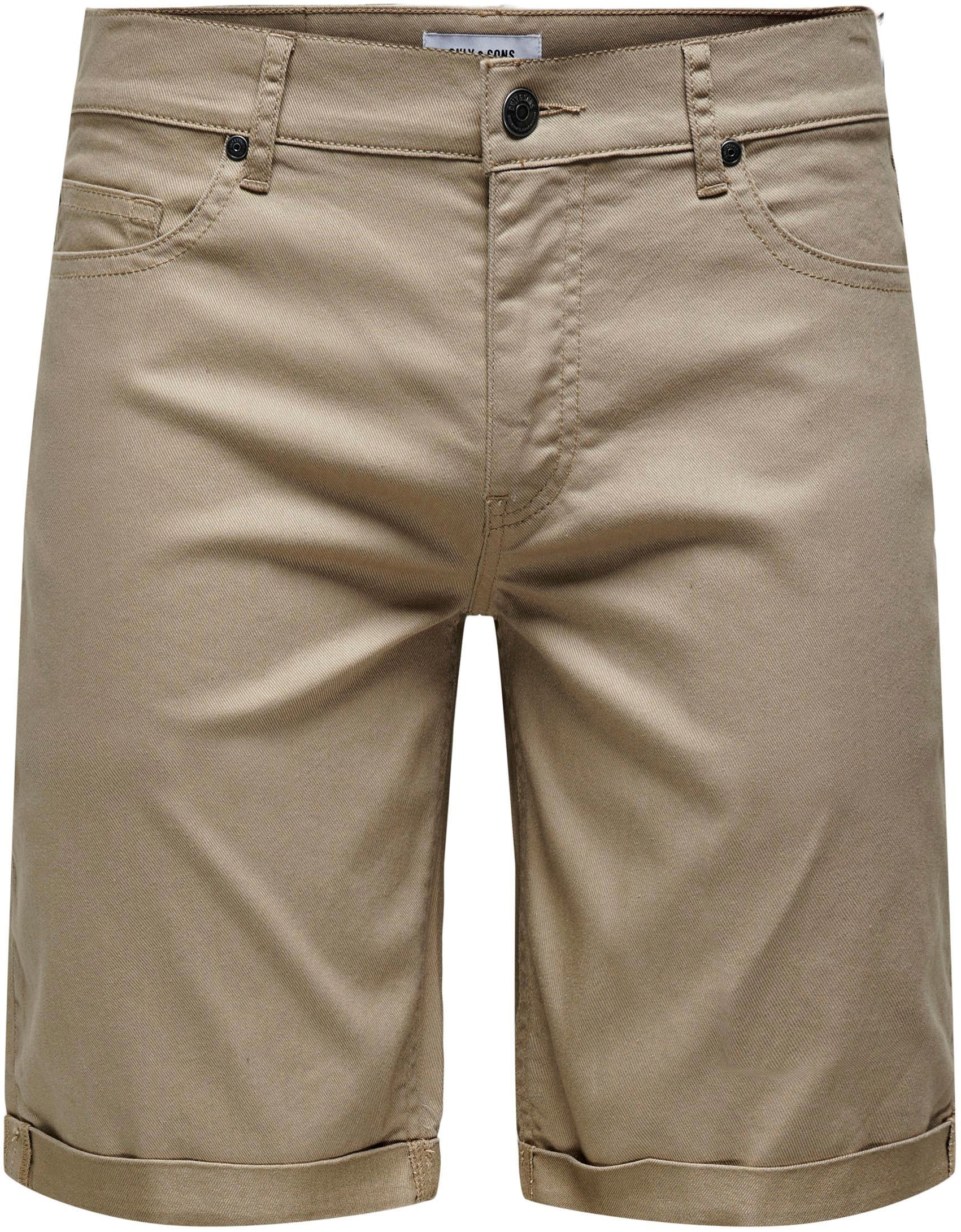 5. Bild von ONLY & SONS Jeansshorts »ONSPLY LIFE REG TWILL 4451 SHORTS«