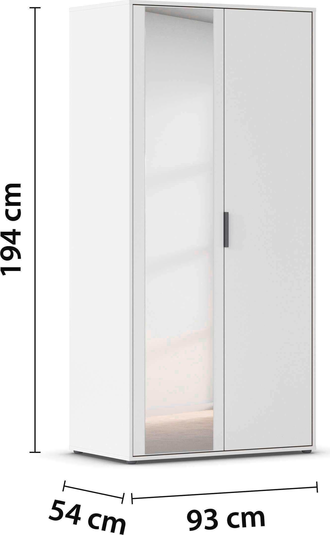 INOSIGN BY RAUCH Kleiderschrank »Schrank Garderobe Schlafzimmer Stauraum PAULLY TOPSELLER Wäscheschrank«, (mit 3 unterschiedlichen Griff-Varianten), OTTOS CHOICE 3 Griffvarianten MADE IN GERMANY