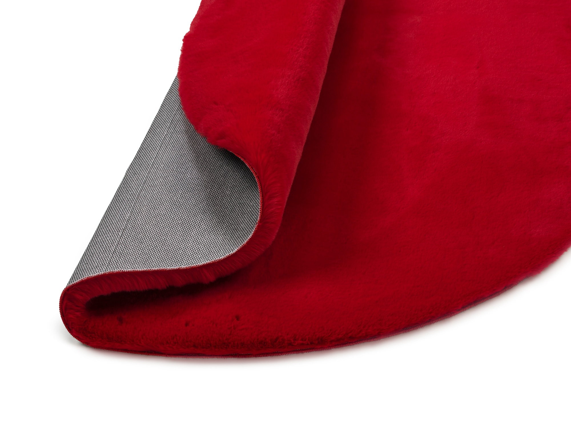 OCI DIE TEPPICHMARKE Teppich »ROCKY SOFT«, rund, 35 mm Höhe, Kunstfell, weich, kuschelig, maschinell gewebt, waschbar