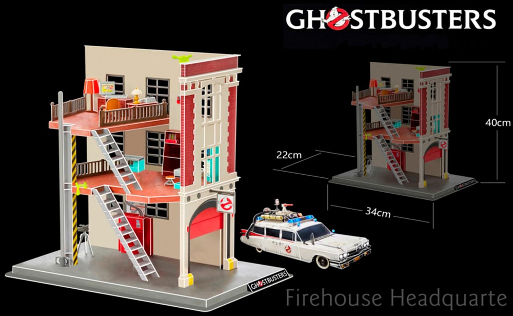 Revell® 3D-Puzzle »Ghostbusters Feuerwache aus Manhattan«