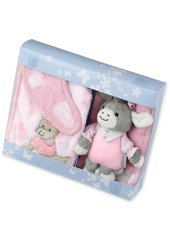 Sterntaler® Spieluhr »Emmi Girl«, (3 tlg., Geschenk-Set), mit Waschhandschuh und Lätzchen kaufen